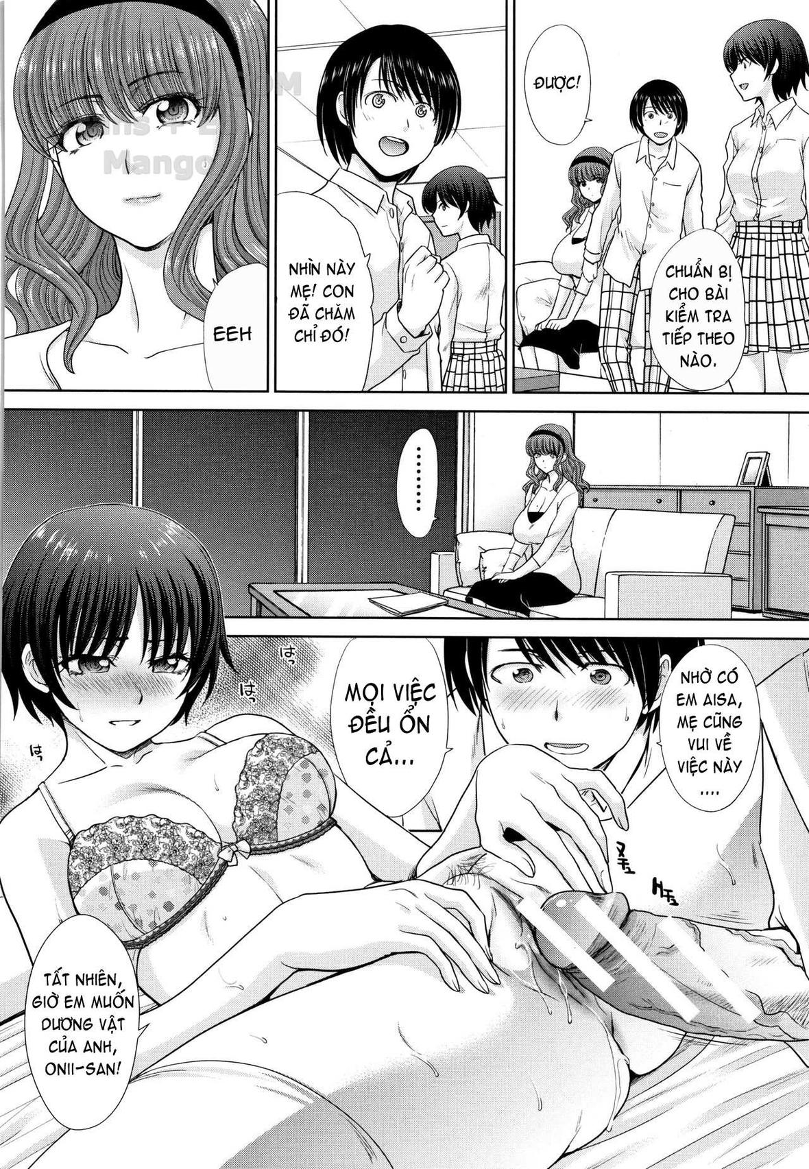 Đọc truyện hentai Mother and Younger Sister - Chap 3