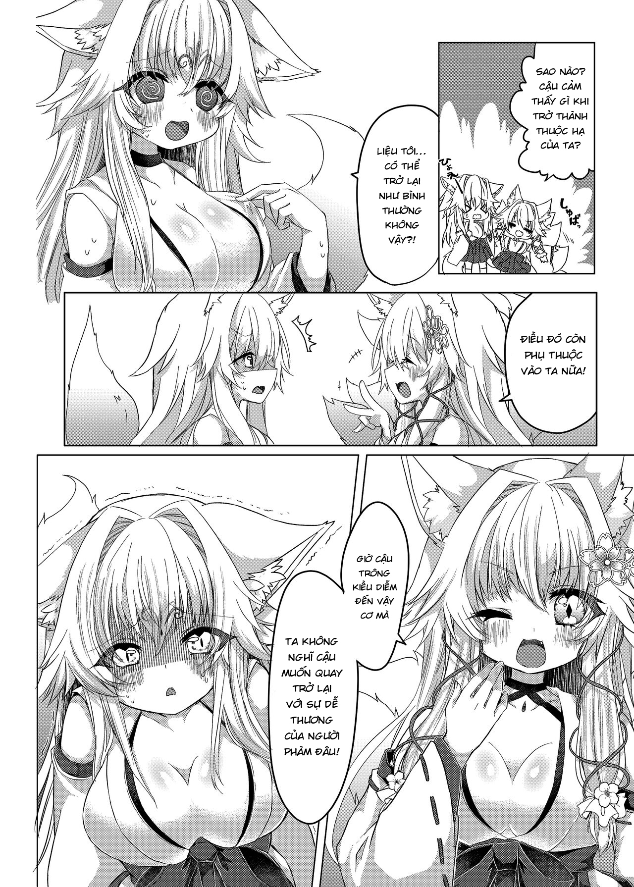 Đọc truyện hentai Chuyển giới thành một nàng cáo!? - Oneshot Ngọt