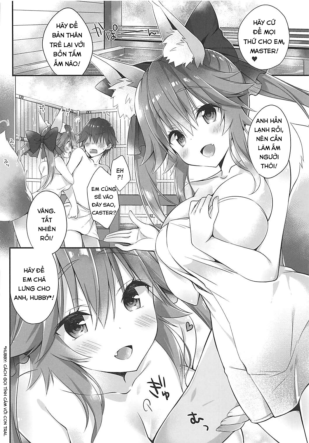 Đọc truyện hentai Trong phòng tắm cùng Tamamo. - Oneshot