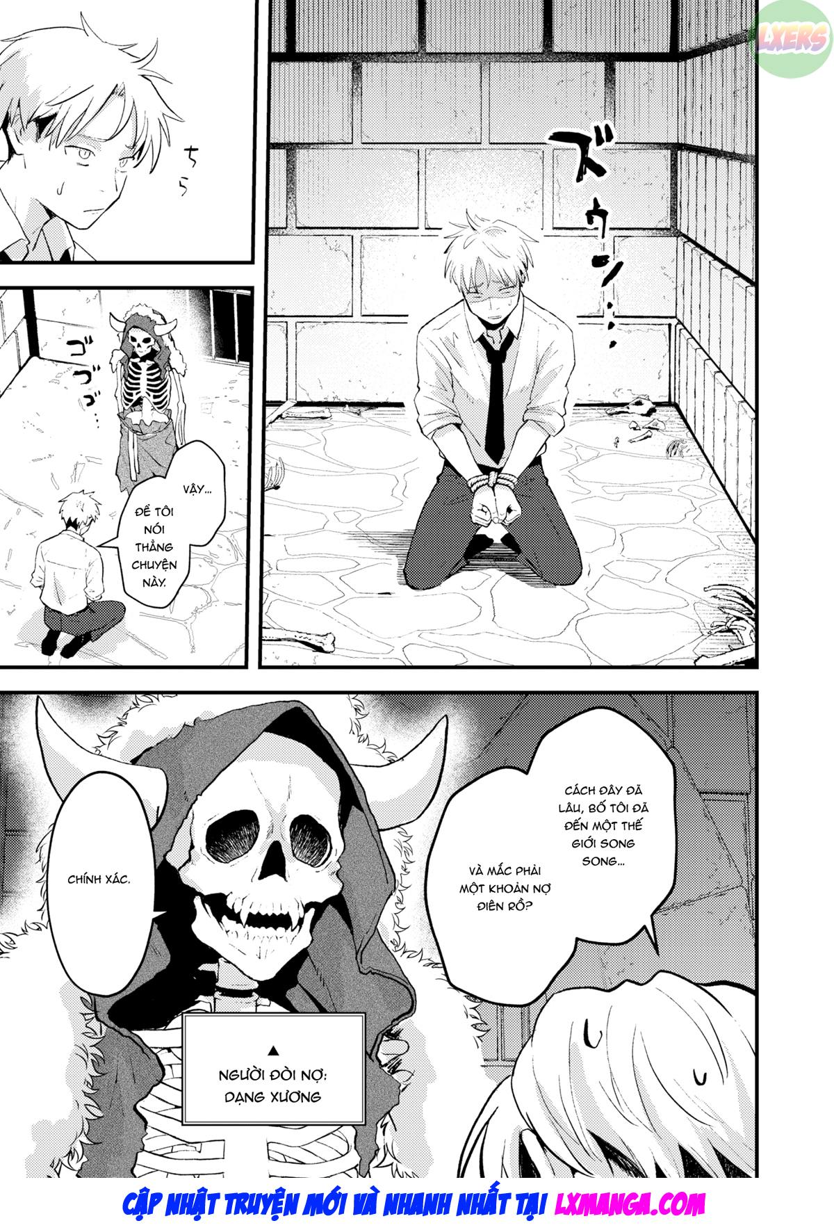 Đọc truyện hentai Shakkin Jigoku to Hazuremono - Oneshot