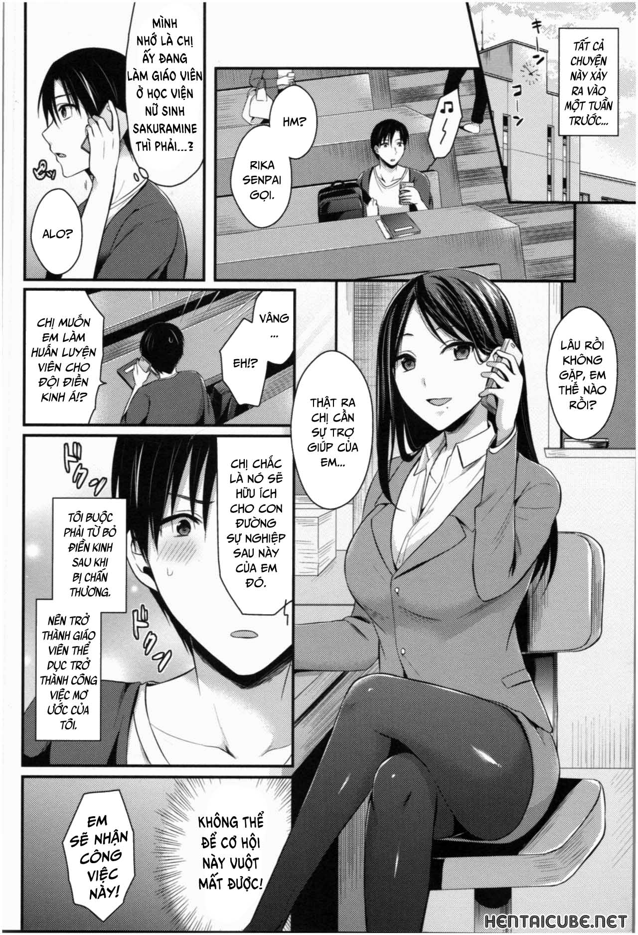 Đọc truyện hentai Joshi Rikujoubu Harem Training - Chap 1