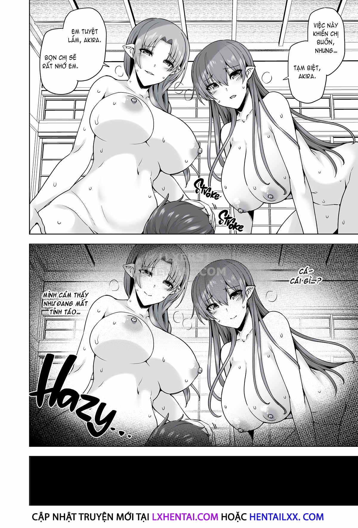 Đọc truyện hentai Spirited Away To The Snow Women's Harem - Oneshot