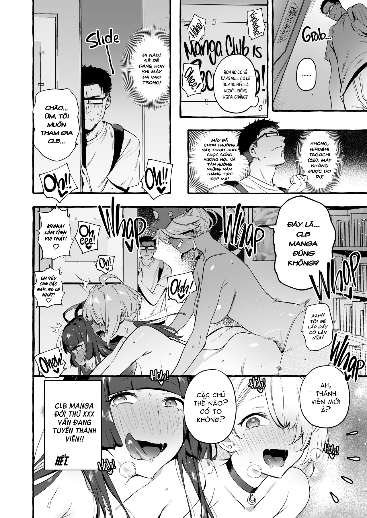 Đọc truyện hentai OtaCir no KuroGal VS Bokura - Phần cuối