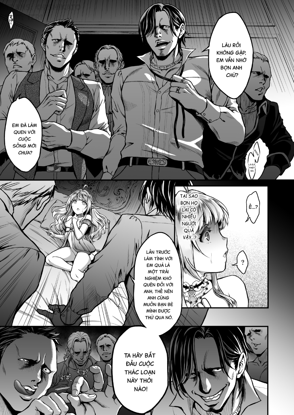 Đọc truyện hentai Tasogare No Shou Elf 4 - Oneshot