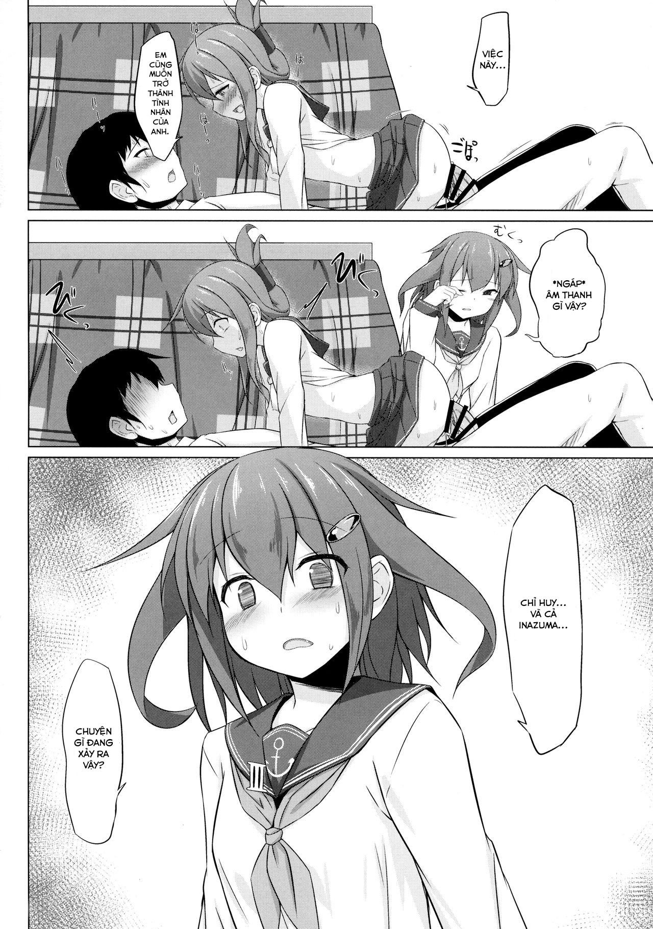 Đọc truyện hentai Ikazuchi và Inazuma muốn em bé của chỉ huy!! (Kantai Collection -KanColle-) - Chap 1