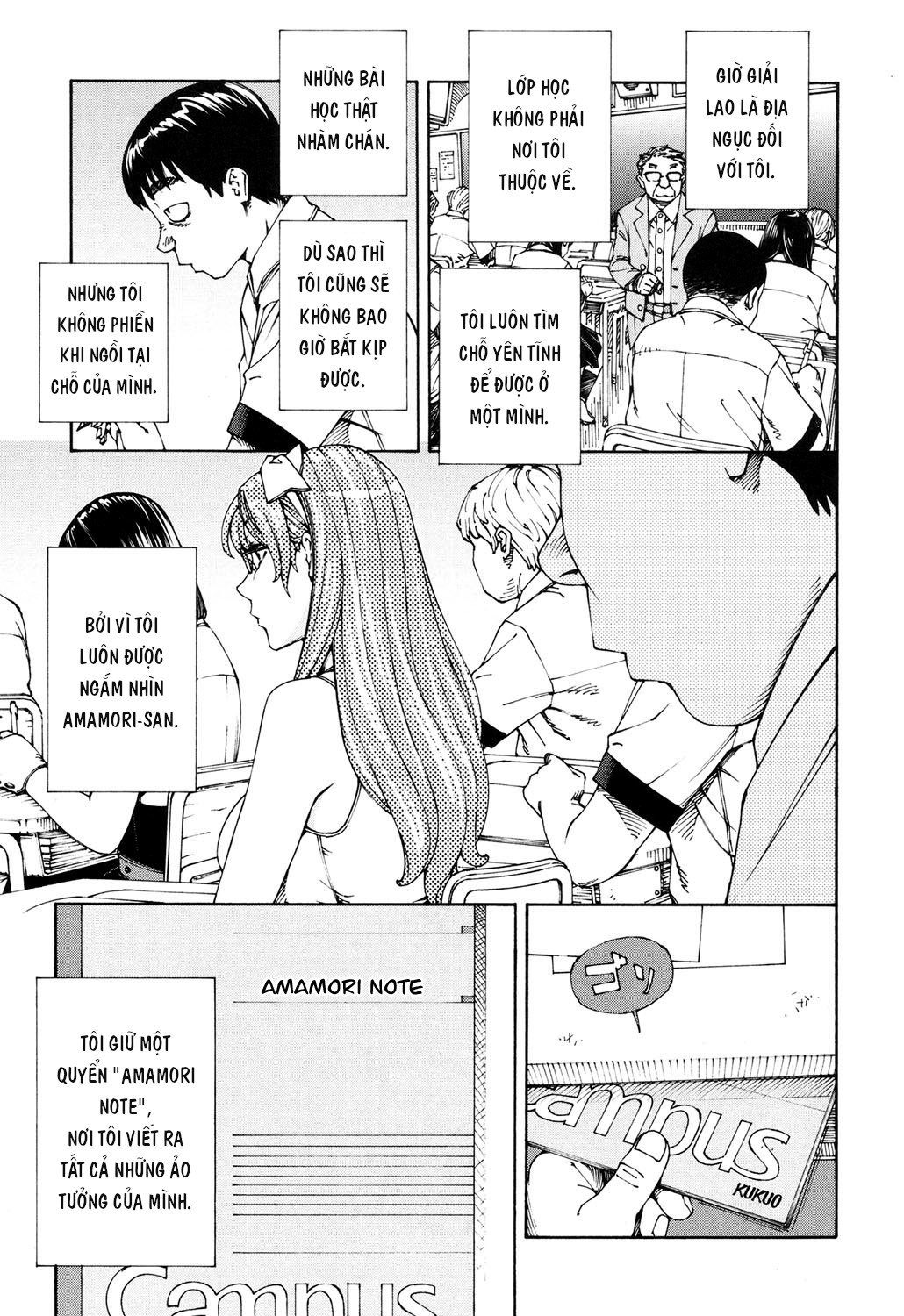 Đọc truyện hentai Amamori Note - Chap 1