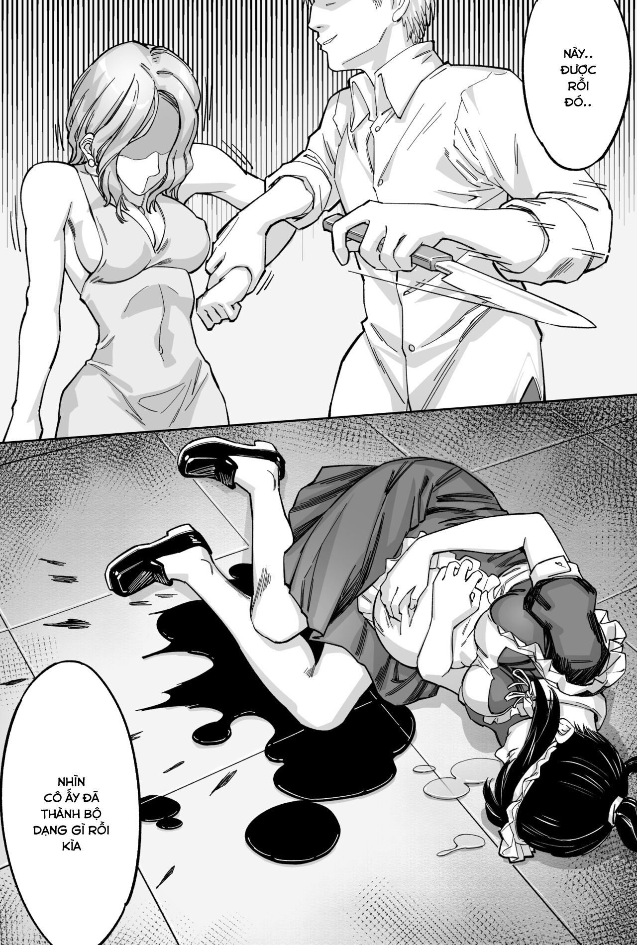 Đọc truyện hentai Gia đình giàu có sống sót - Chap 2