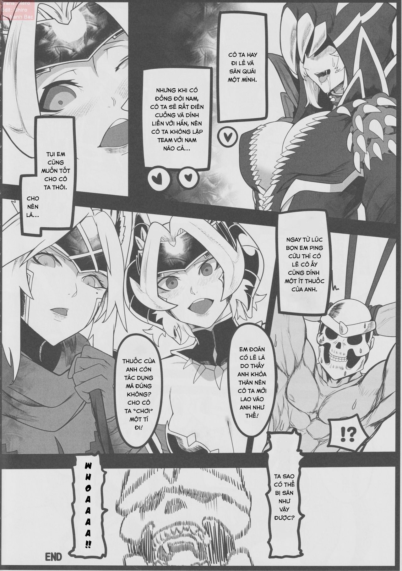 Đọc truyện hentai Double Sex (Monster Hunter) - Oneshot