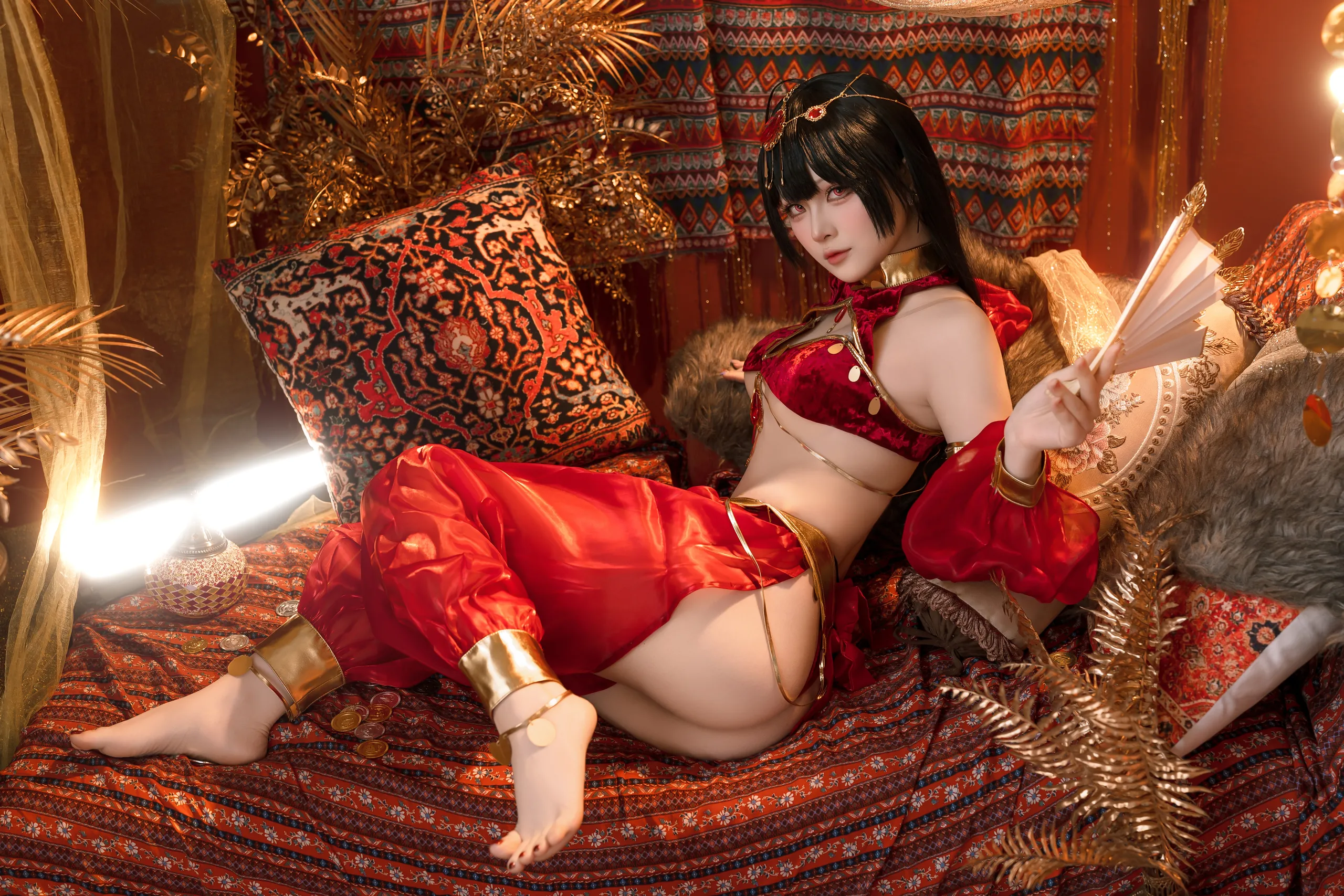 Đọc truyện hentai Tuyển tập Albums siêu phẩm Cosplay - Chap 1018 - Yuyu - Azur Lane Big Phoenix Dancer New Year Special