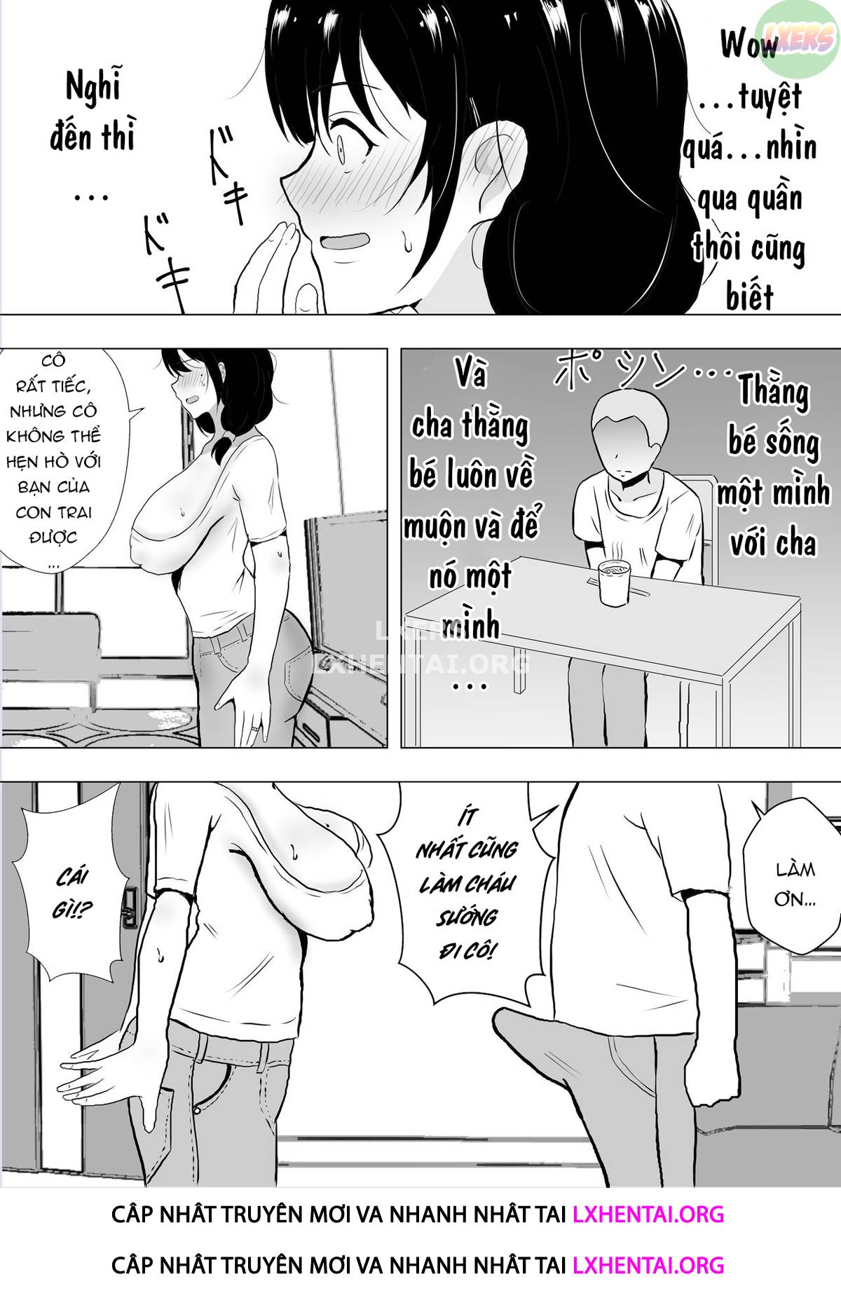 Đọc truyện hentai Người mẹ yêu quý của tôi, cô bạn gái ngốc nghếch của tôi - Chap 1