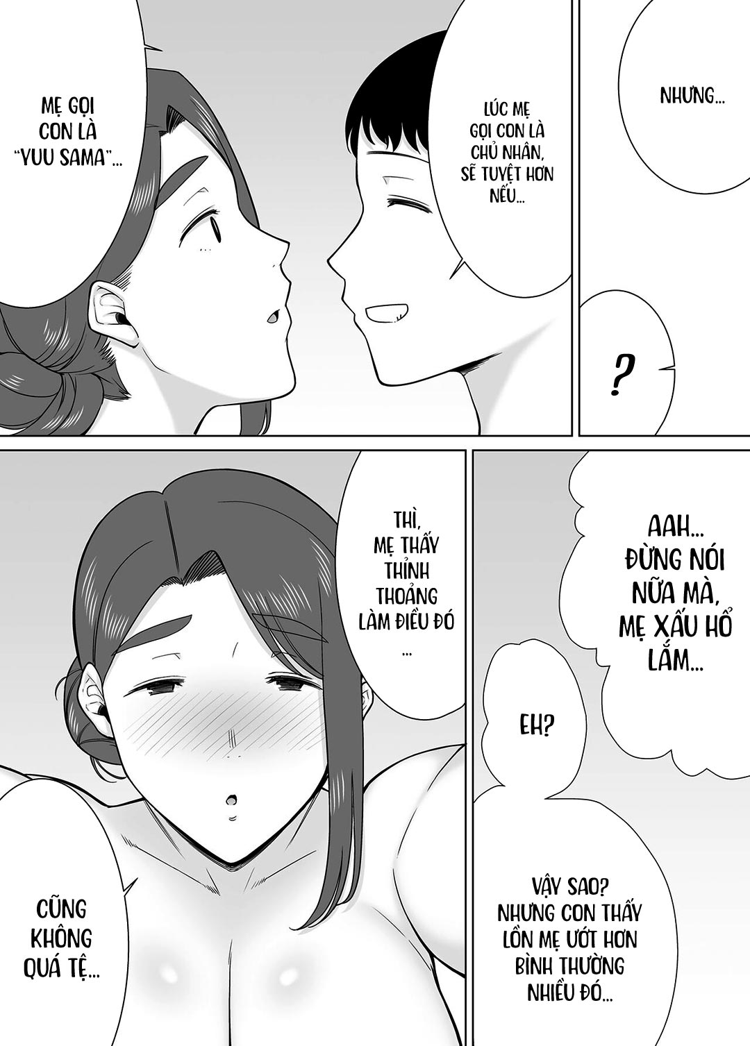 Đọc truyện hentai Mẹ là người phụ nữ mà tôi yêu - Chap 7B - Đồng phục hầu gái