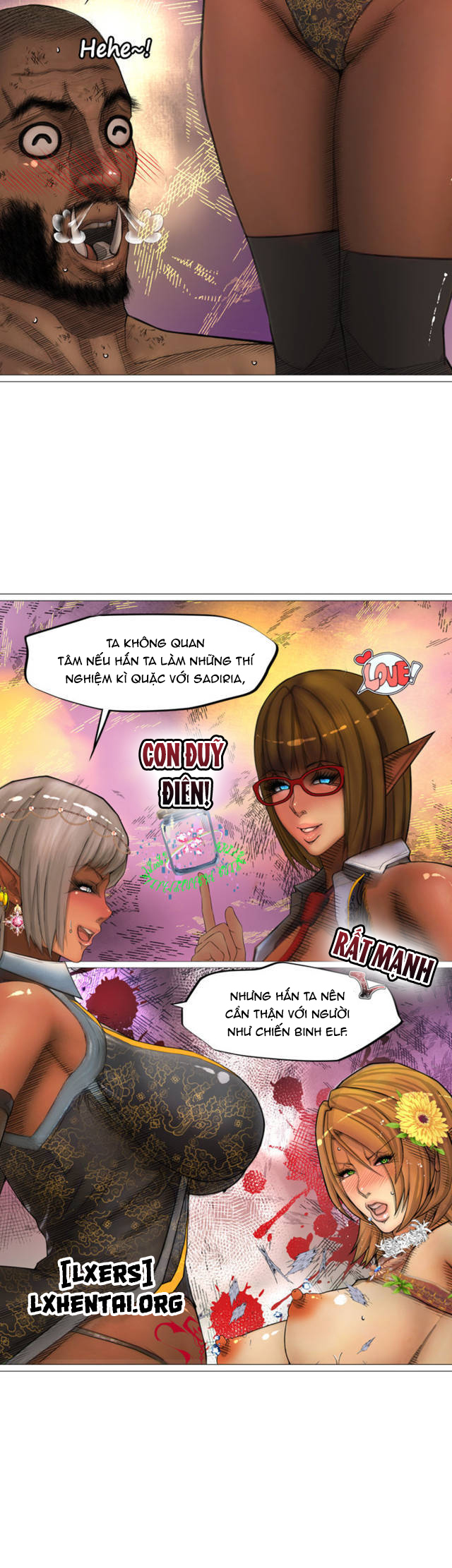 Đọc truyện hentai Nữ Hoàng Dark Elf Và Nô Lệ Orc - Chap 19