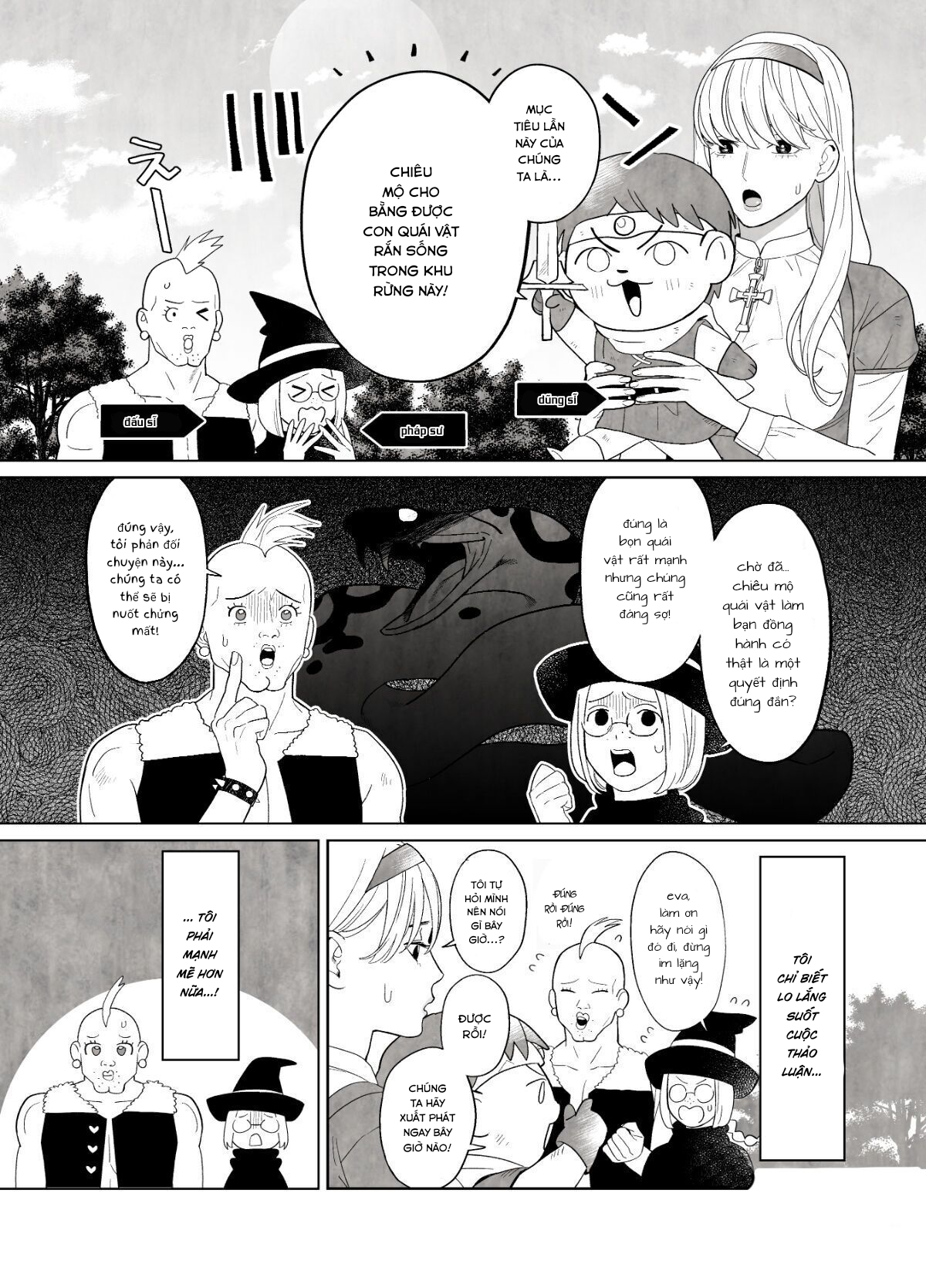 Đọc truyện hentai Nữ tu phạm luật làng với con rắn - Oneshot