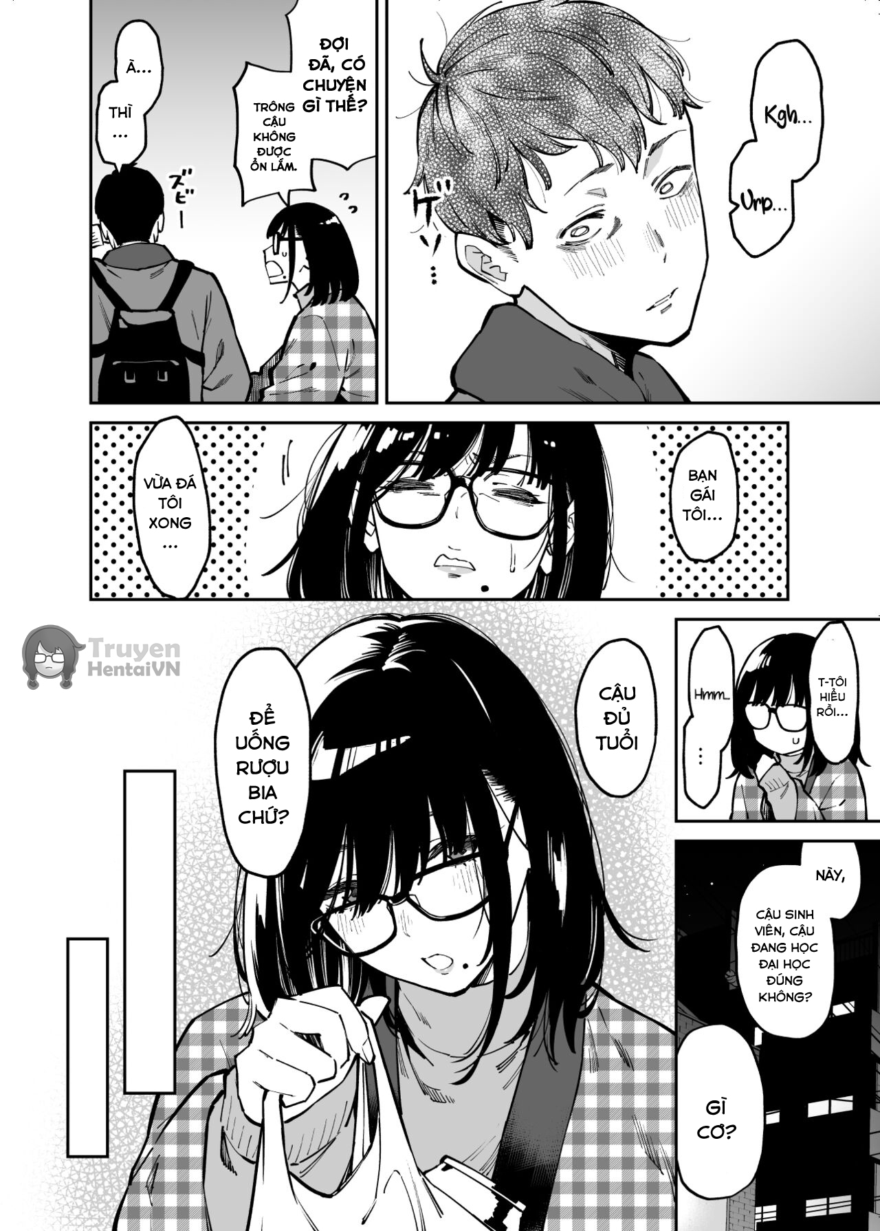 Đọc truyện hentai Comforted by the Sloppy Girl Next Door - chap 1