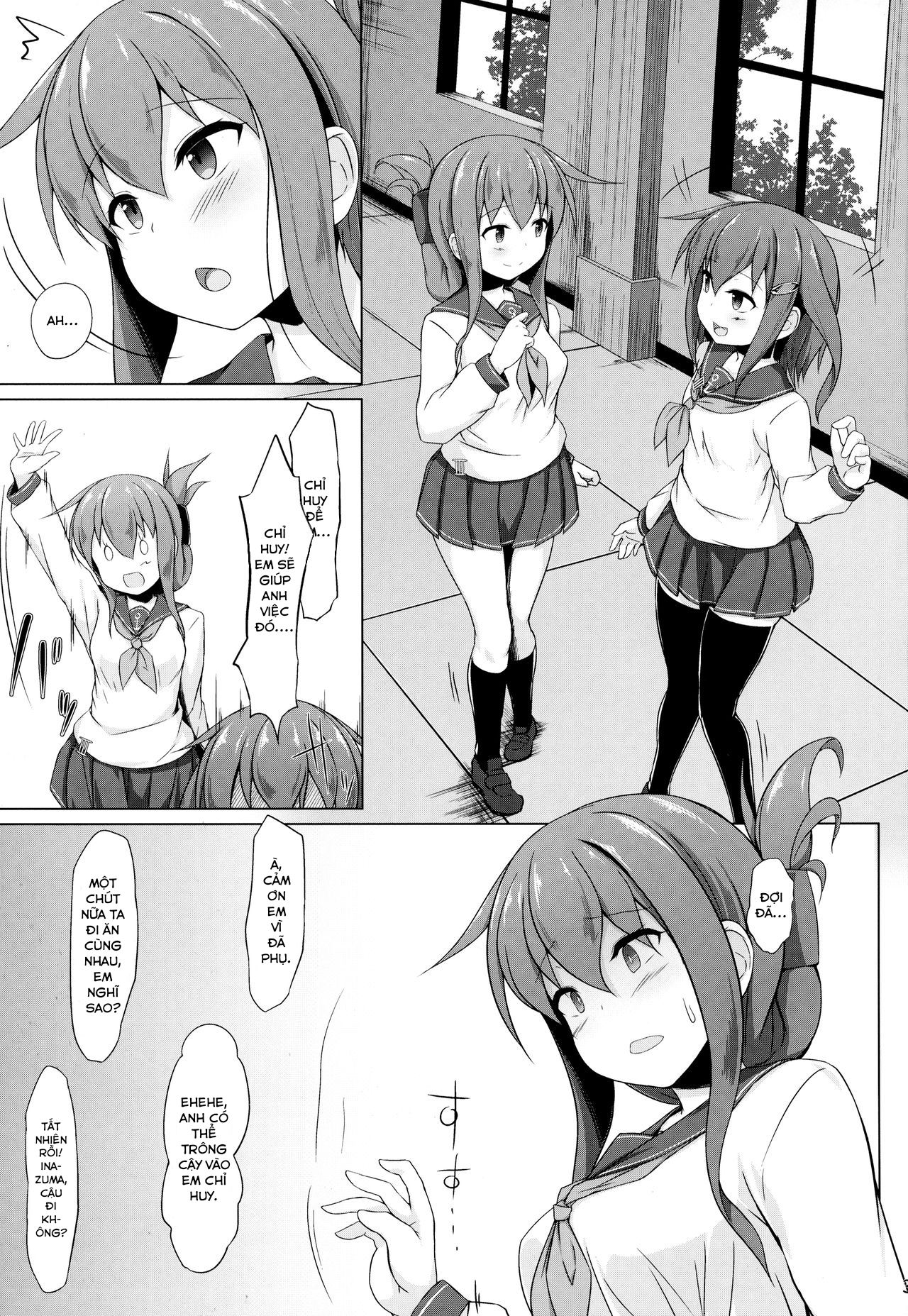 Đọc truyện hentai Ikazuchi và Inazuma muốn em bé của chỉ huy!! (Kantai Collection -KanColle-) - Chap 1