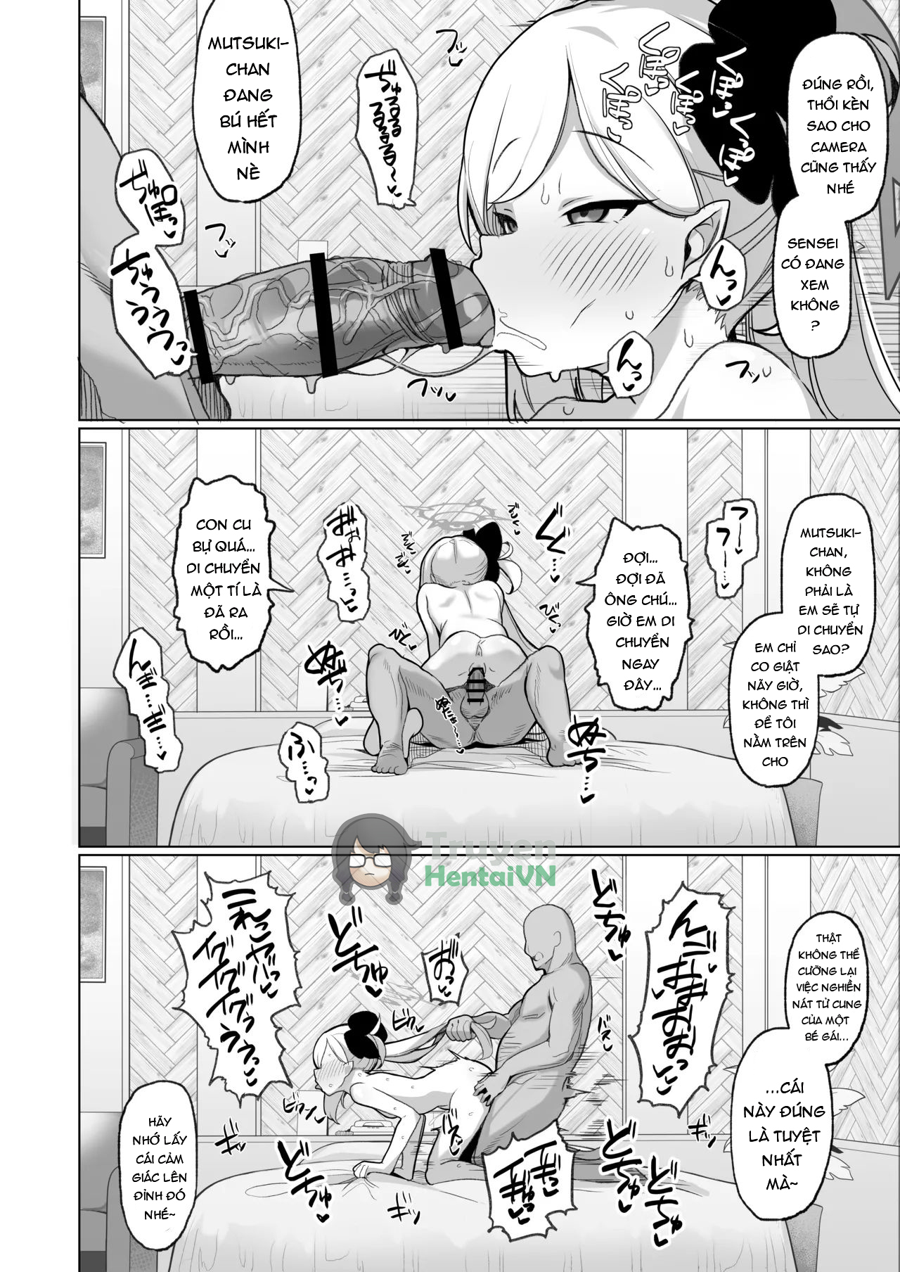 Đọc truyện hentai Netorase Archive (Blue Archive) - Oneshot