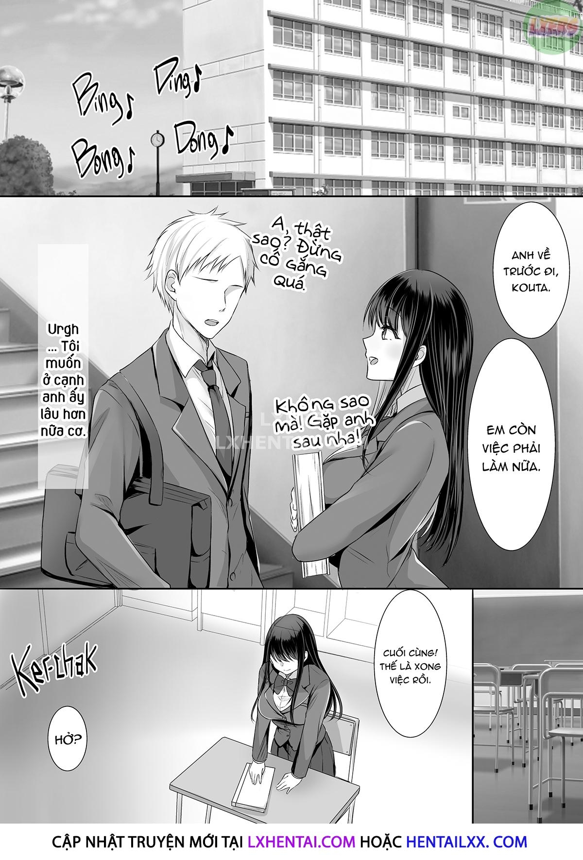 Đọc truyện hentai Stuck After School — A Busty Virgin Hall Monitor Gets Caught Touching Herself - Oneshot