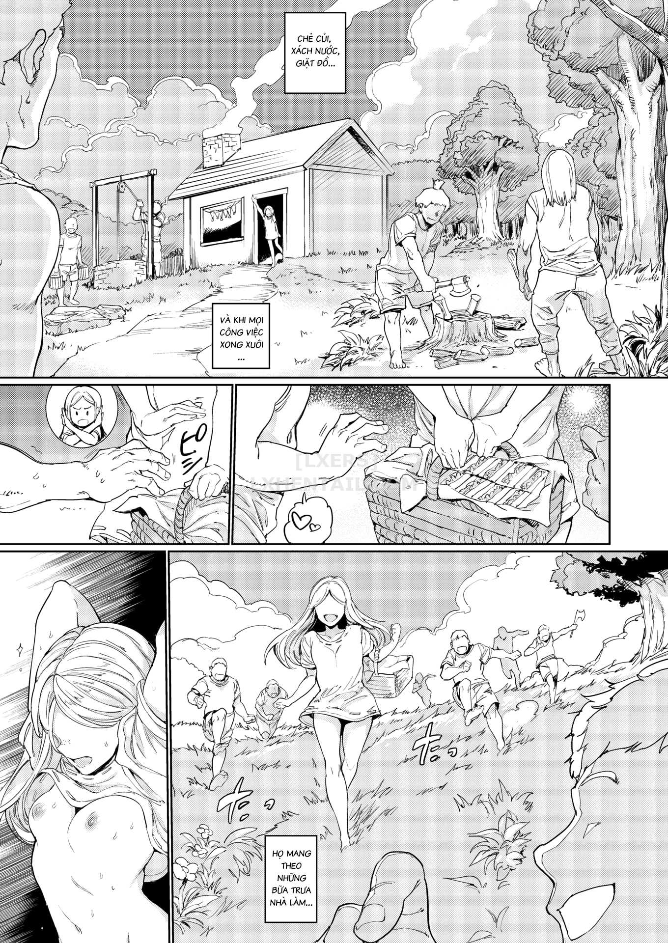 Đọc truyện hentai A Small Home in a Big Forest - Oneshot