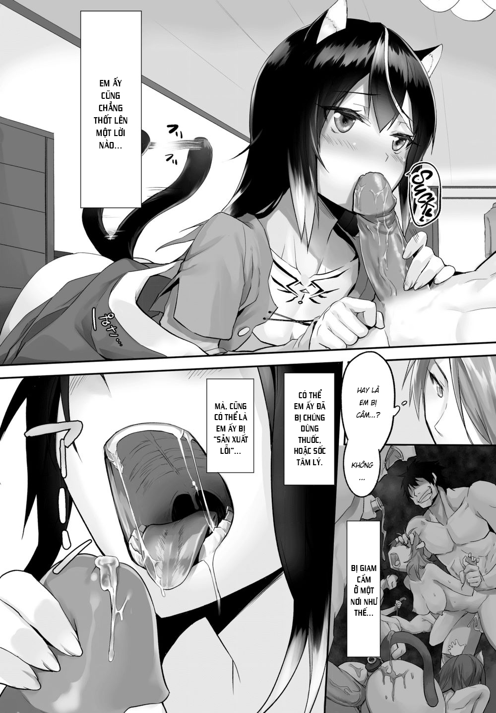 Đọc truyện hentai Nô lệ tai mèo - Chap 2