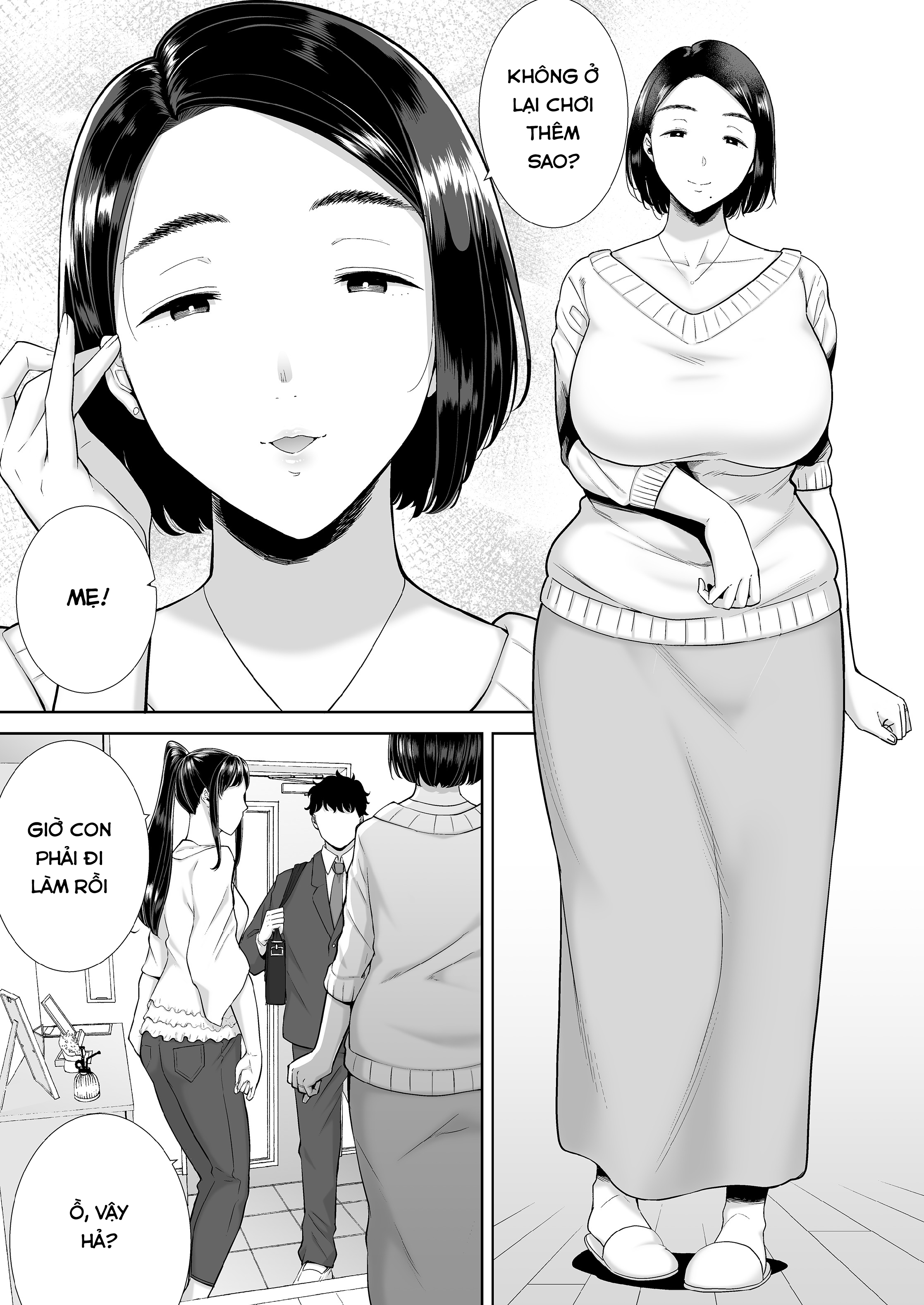 Đọc truyện hentai Bị mẹ bạn gái thịt - Chap 1