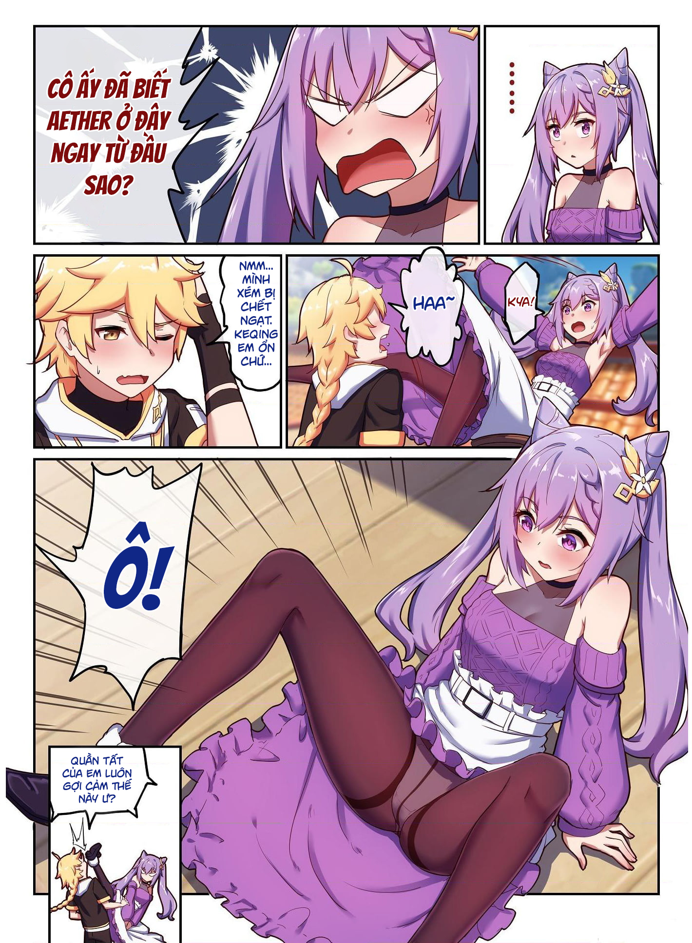 Đọc truyện hentai Keqing hẹn hò với Nhà Lữ Hành - Oneshot