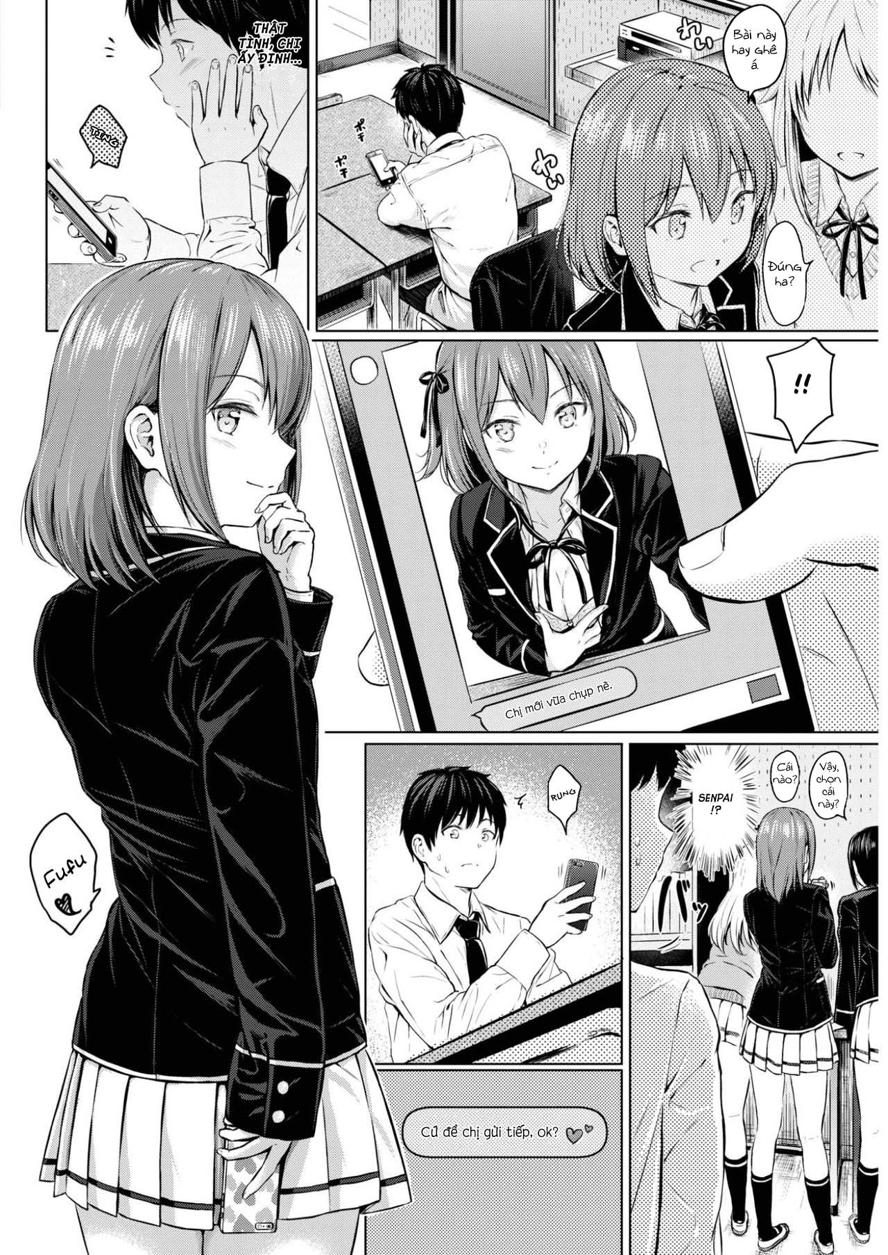 Đọc truyện hentai Koakuma Selfie - Một nháy có làm em đắm say?