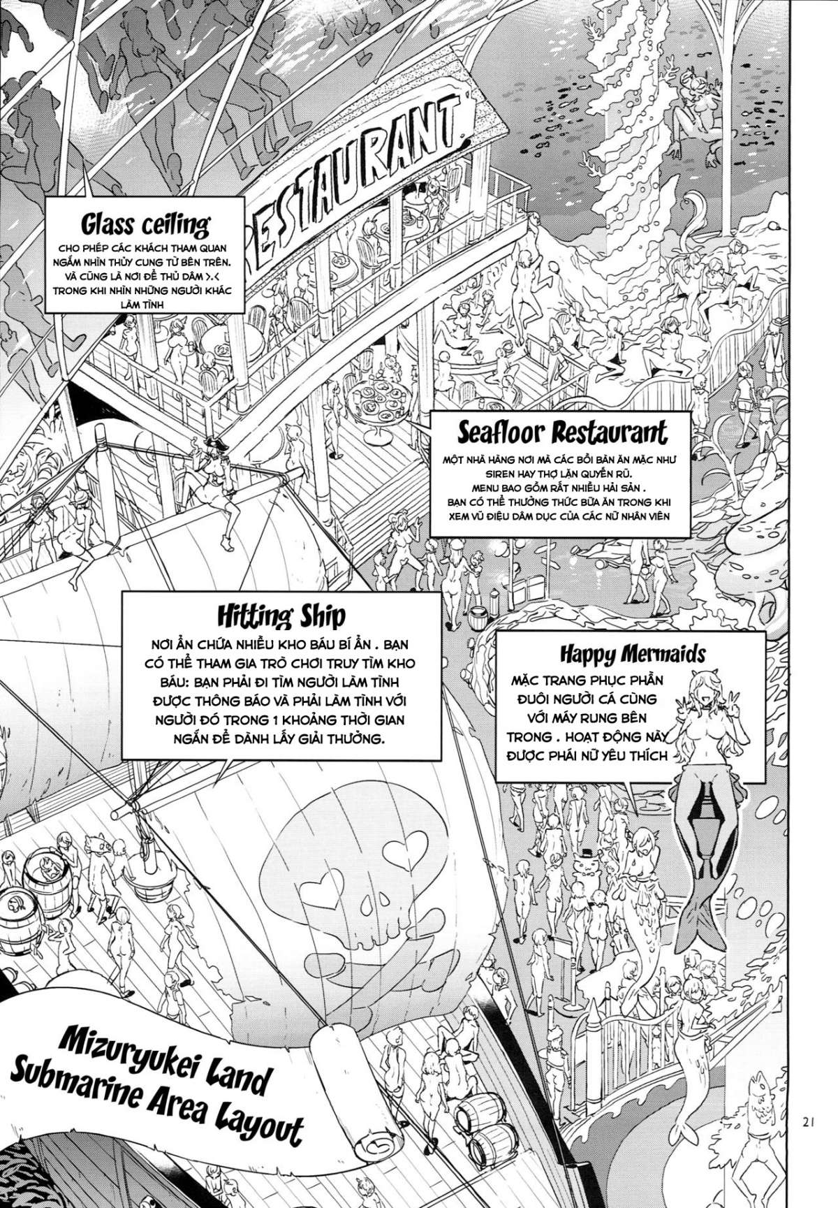 Đọc truyện hentai Oide Yo Mizuryuu Kei Land - Chap 7