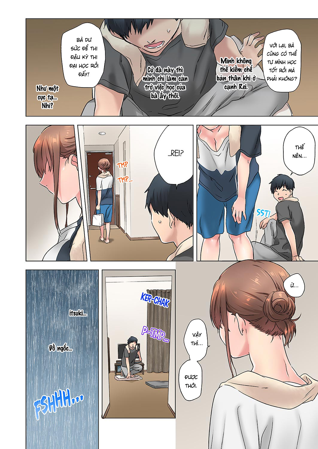 Đọc truyện hentai Làm Tình Với Nhỏ Bạn Ướt Đẫm Mồ Hôi... - Chap 6