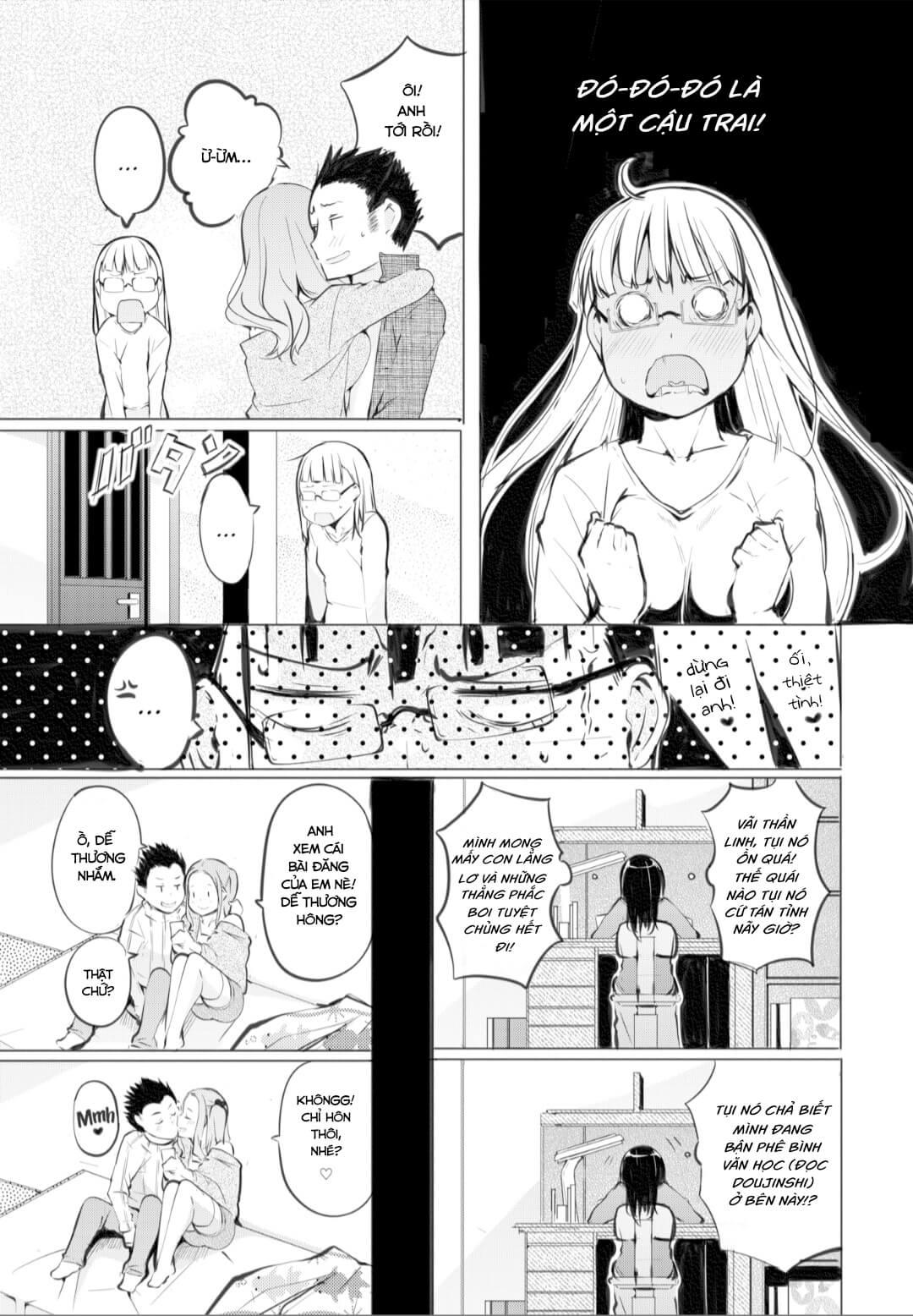 Đọc truyện hentai Tai Áp Vô Tường, Không Nhìn Nó Làm Tình - Oneshot