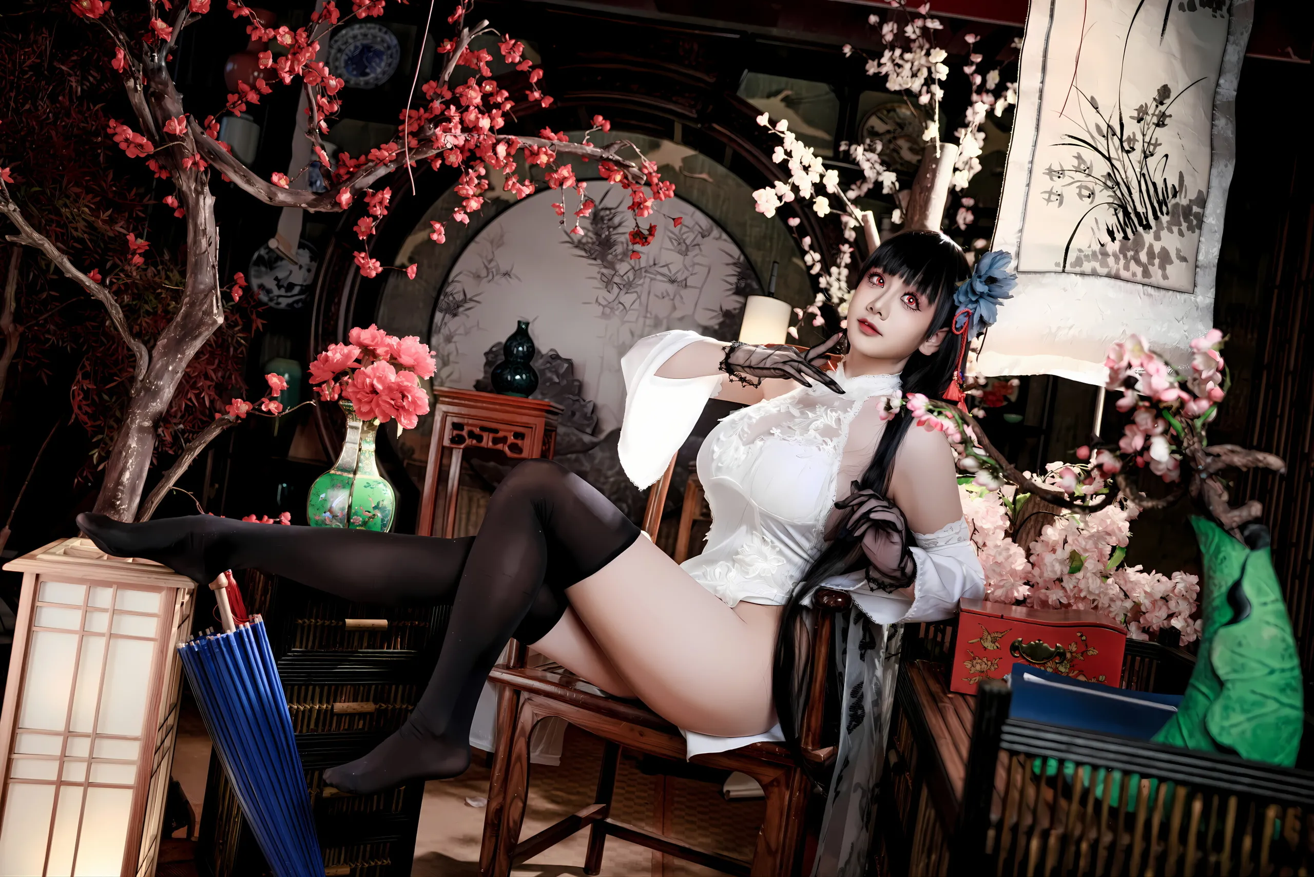 Đọc truyện hentai Tuyển tập Albums siêu phẩm Cosplay - Chap 1145 - A Xuexue - Azur Lane Yixian Cheongsam