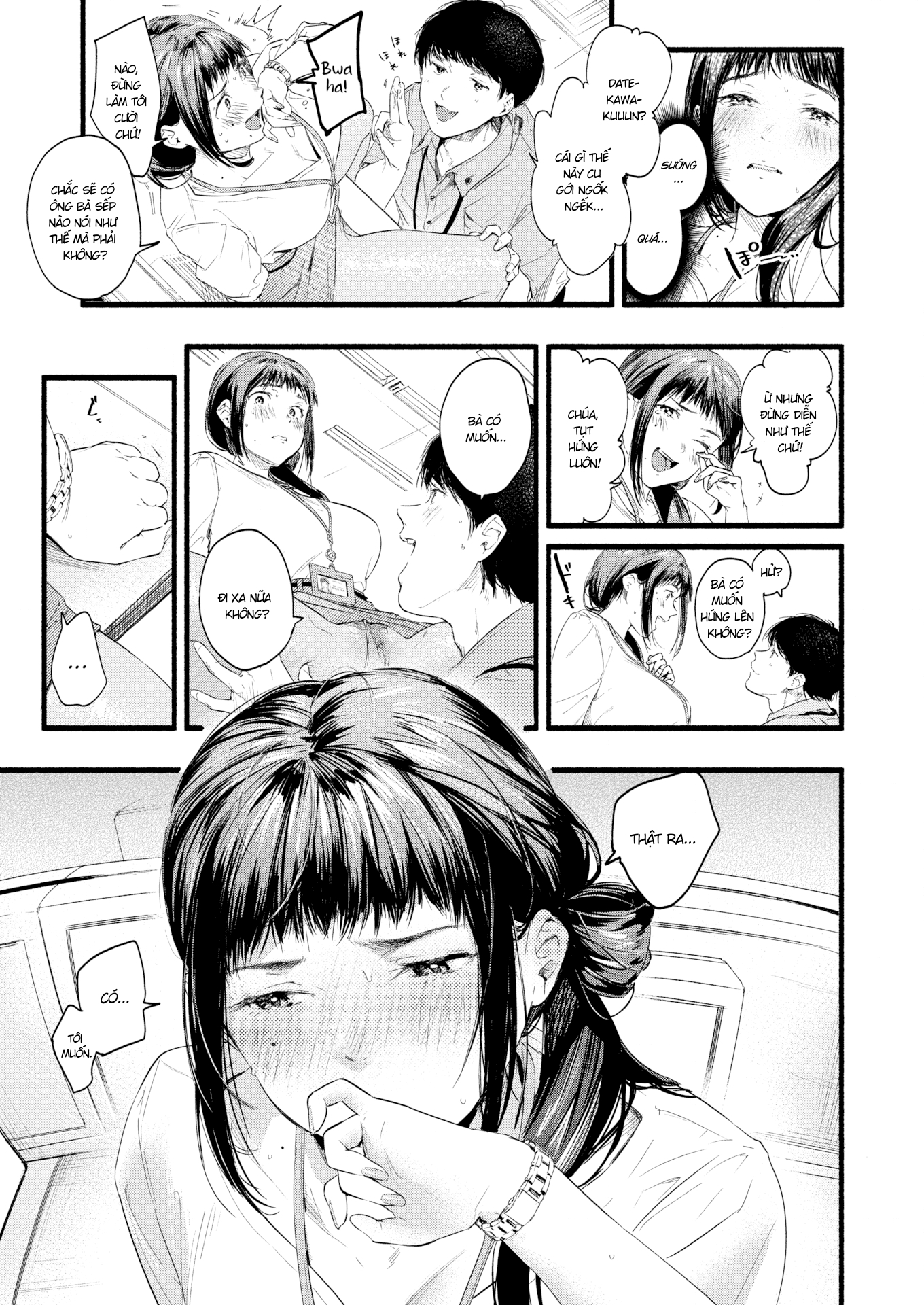 Đọc truyện hentai Thả Rông Đi Làm - Oneshot siêuuuu ngọt