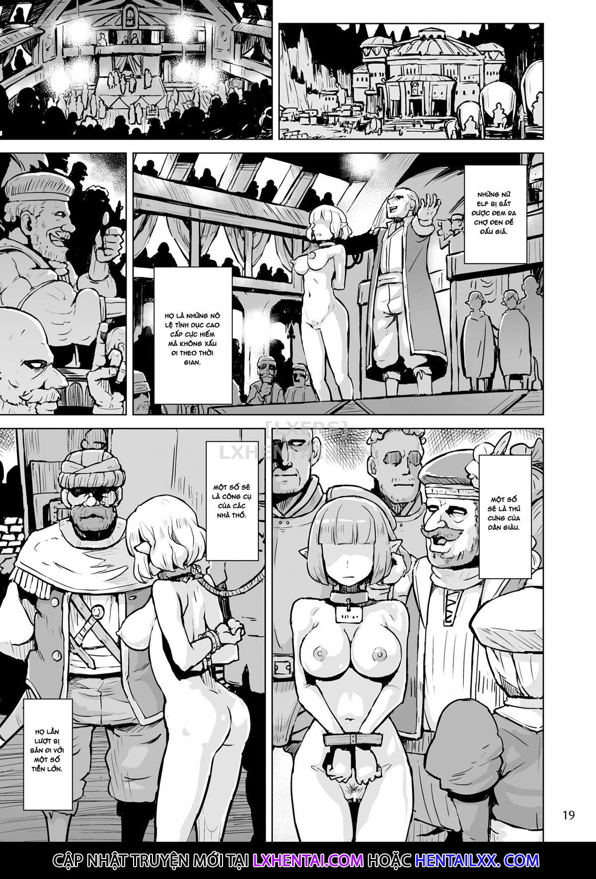 Đọc truyện hentai The Song Of The Lust-Crazed Elves - Oneshot