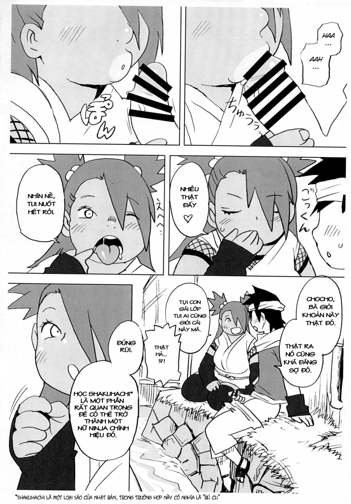 Đọc truyện hentai Akimichi Chocho Tadaima Kunoichi Shugyochu (Boruto) - Chap 1