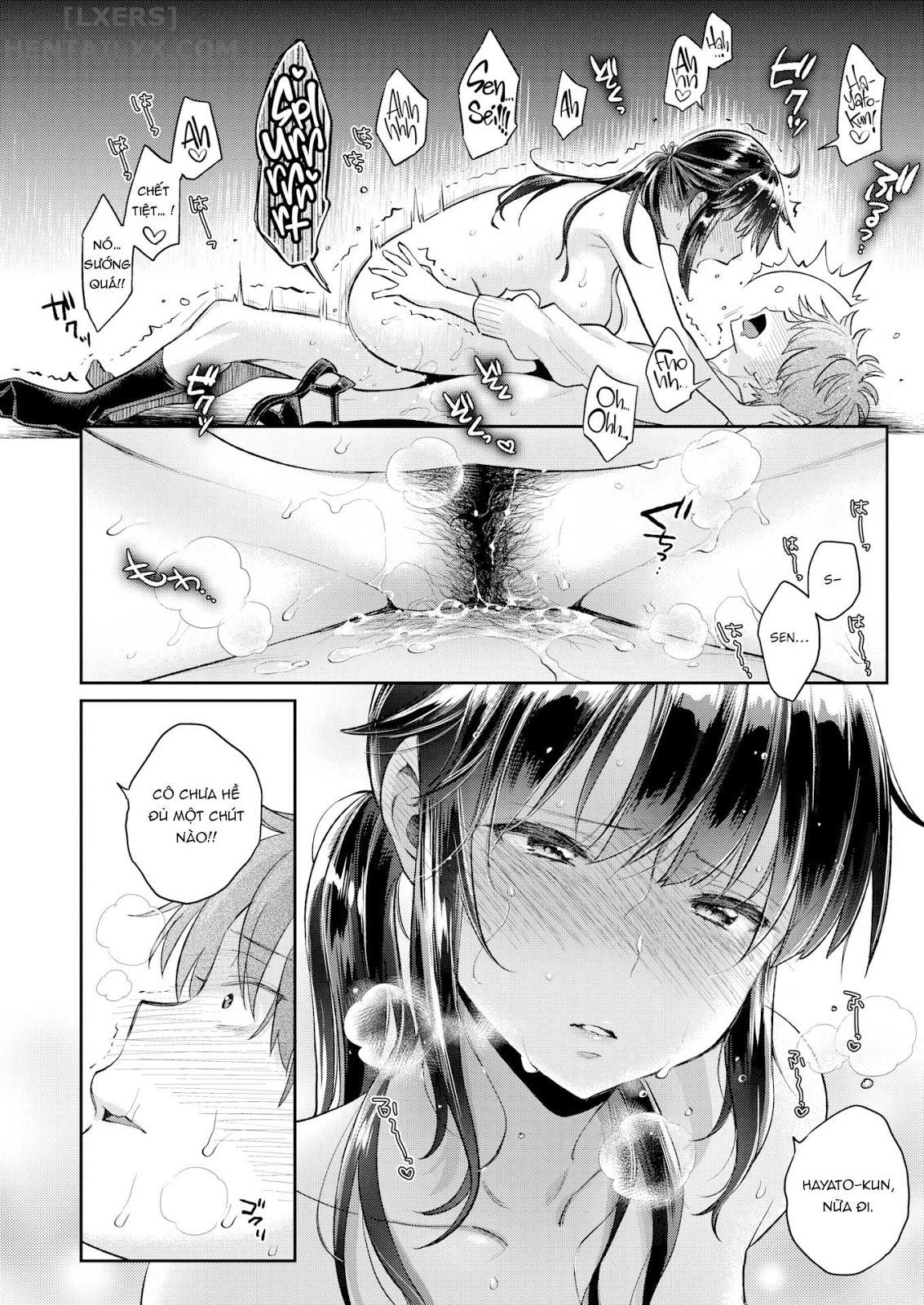 Đọc truyện hentai Tiết học bổ trợ với sensei - Oneshot