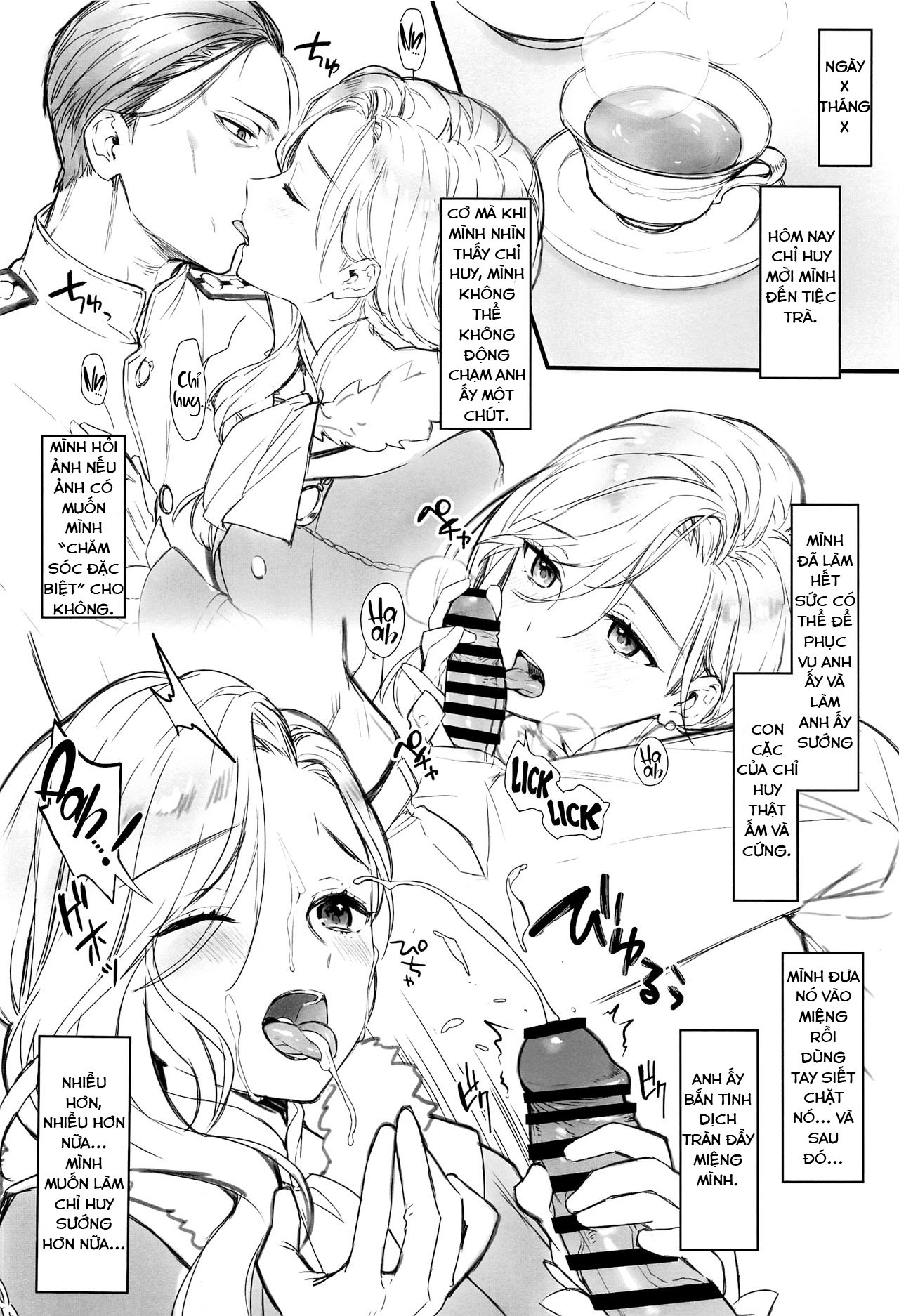 Đọc truyện hentai Himitsu no Hanazono (Azur Lane) - Oneshot