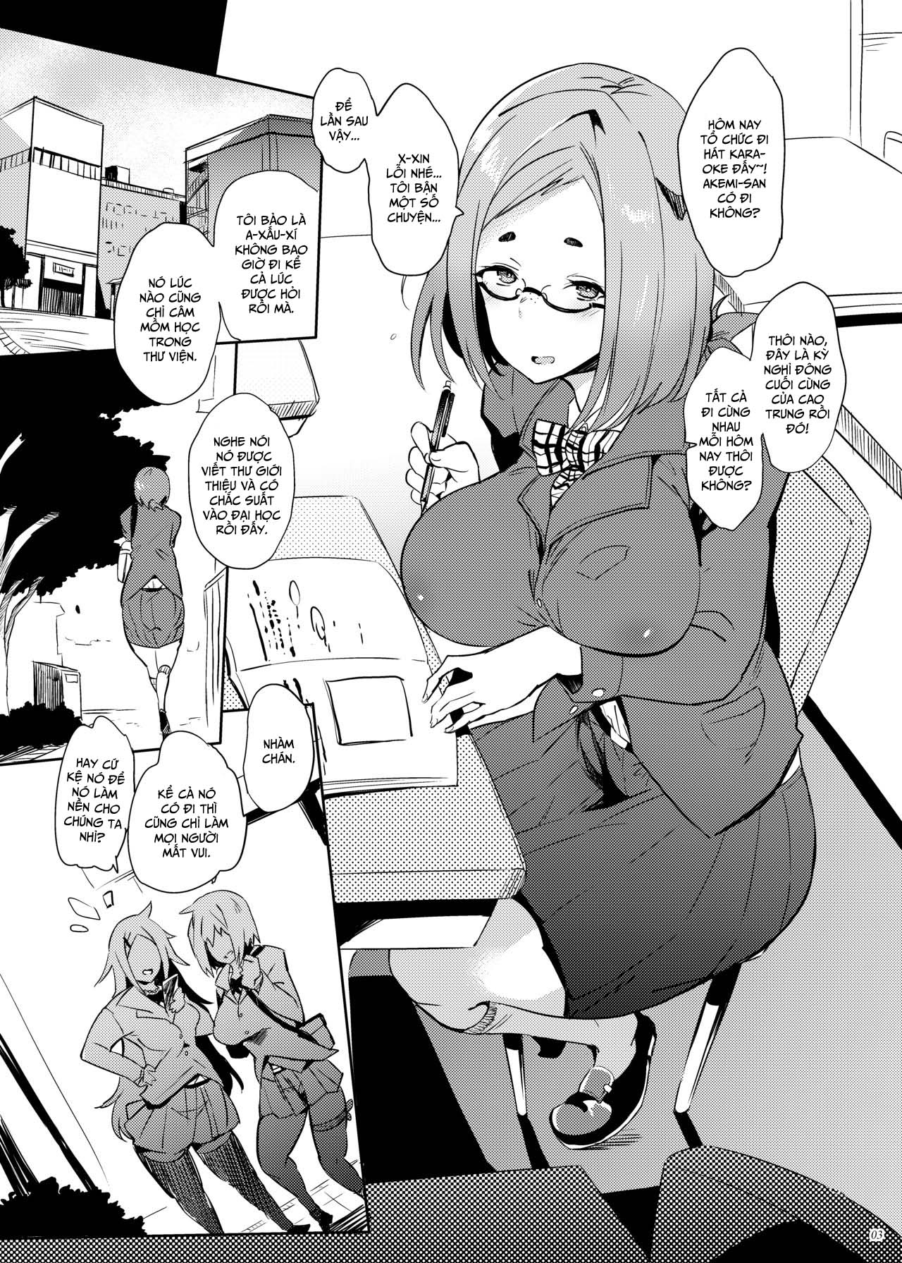 Đọc truyện hentai Cái lồn dơ bẩn đần độn vô dụng xấu xí của con đĩ đầu to mắt cận - Oneshot