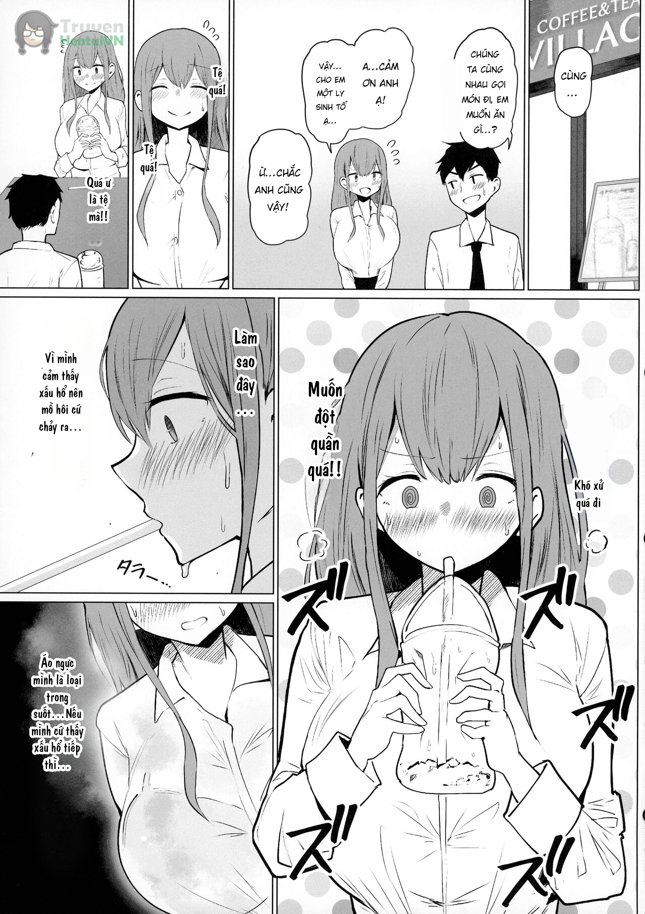 Đọc truyện hentai Senpai Milk ga Tomarimasen - Oneshot