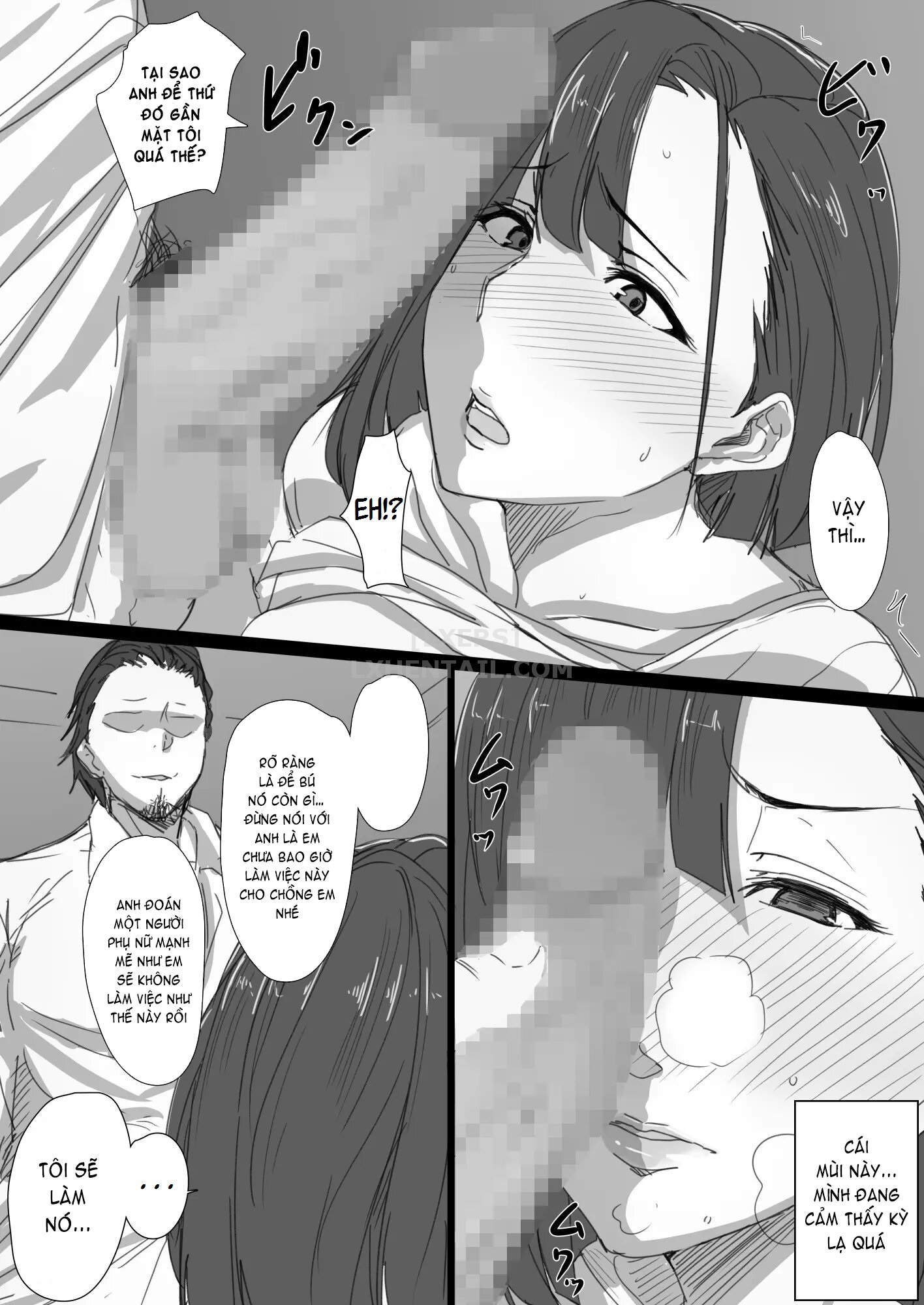 Đọc truyện hentai Kouman Tsuma ga Netorarete - Oneshot