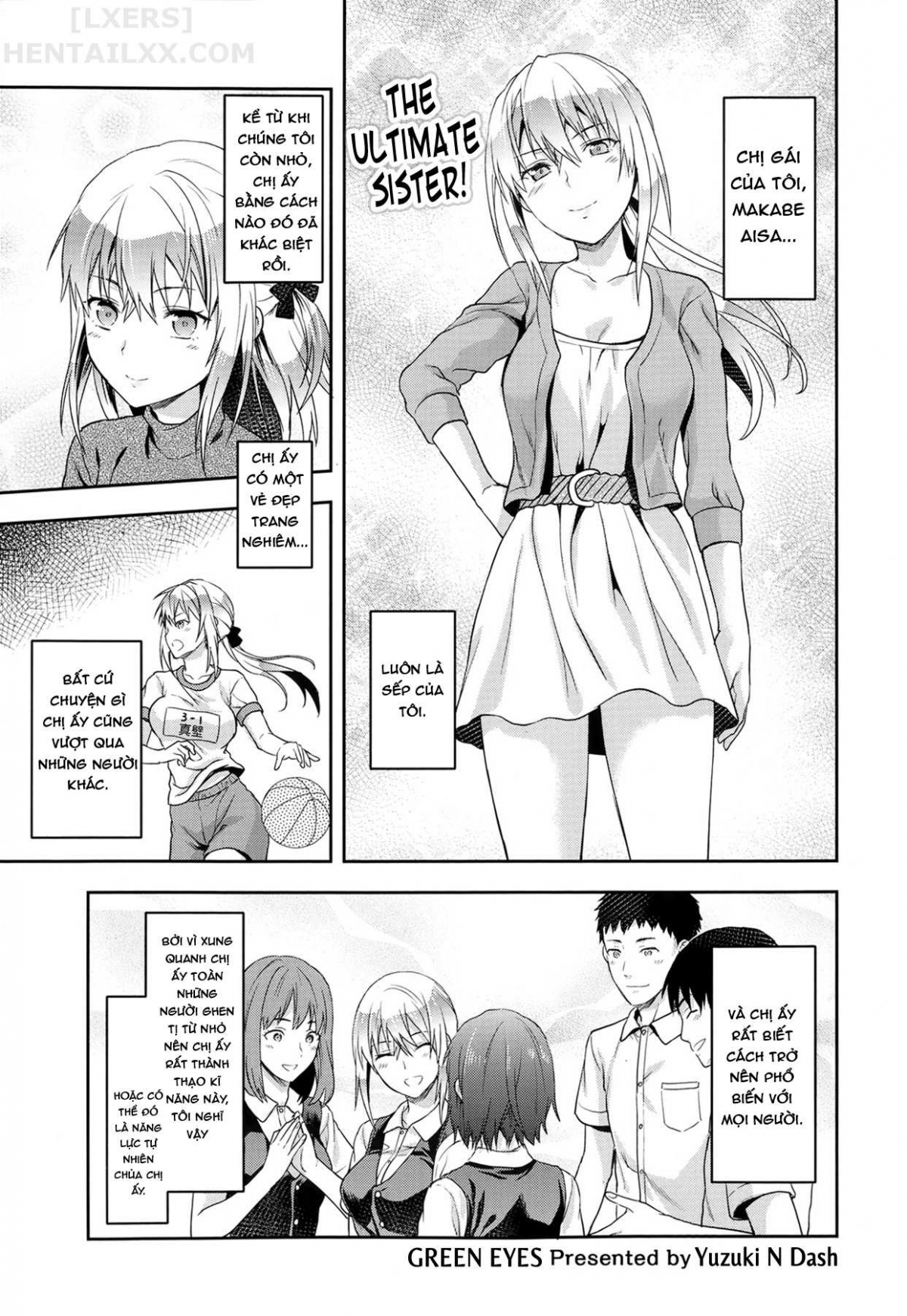 Đọc truyện hentai Ane Kyun! ~My Sweet Sweet Elder Sister~ - Chap 4 - Green Eyes