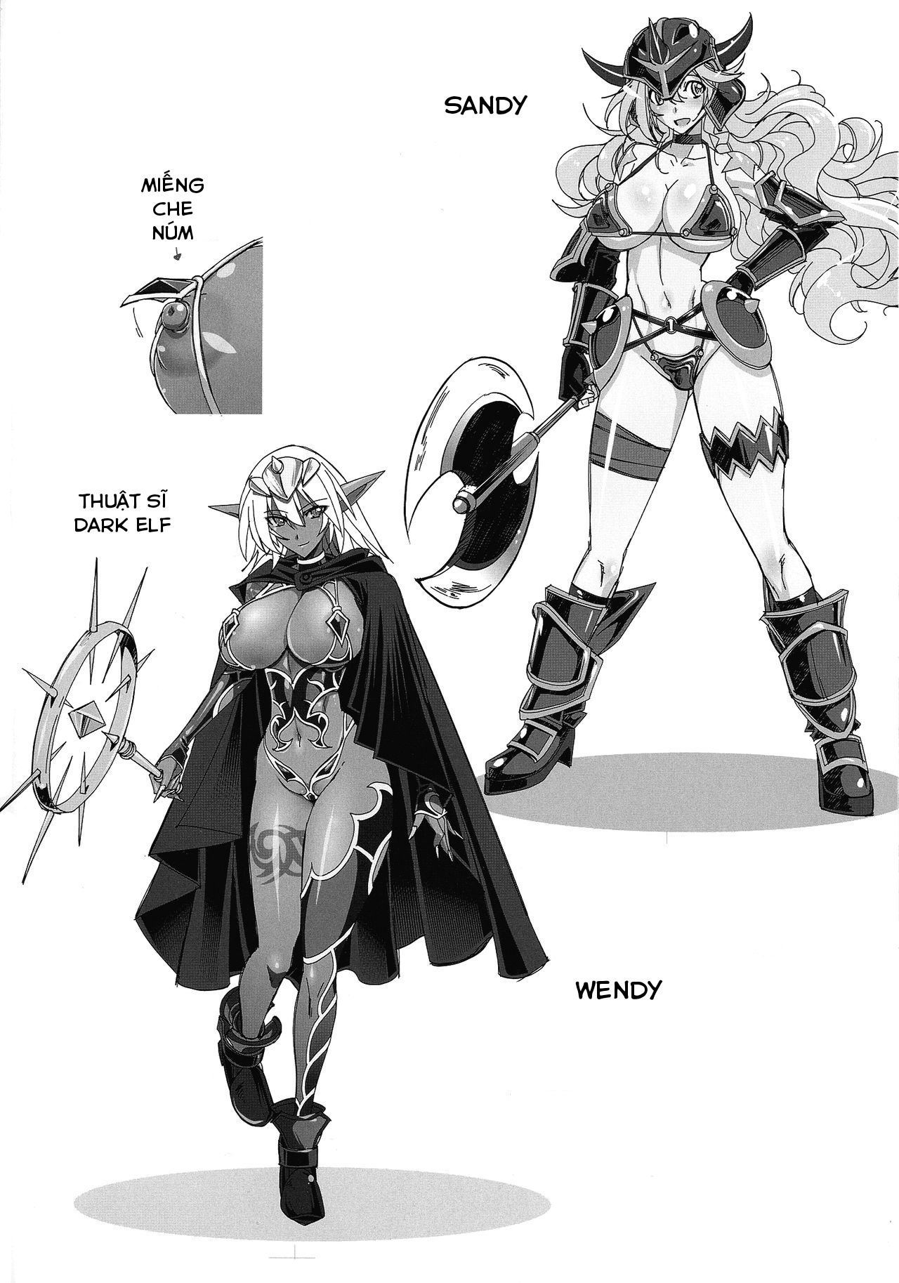 Đọc truyện hentai Suketto Sanjou! - Ảnh minh họa nhân vật