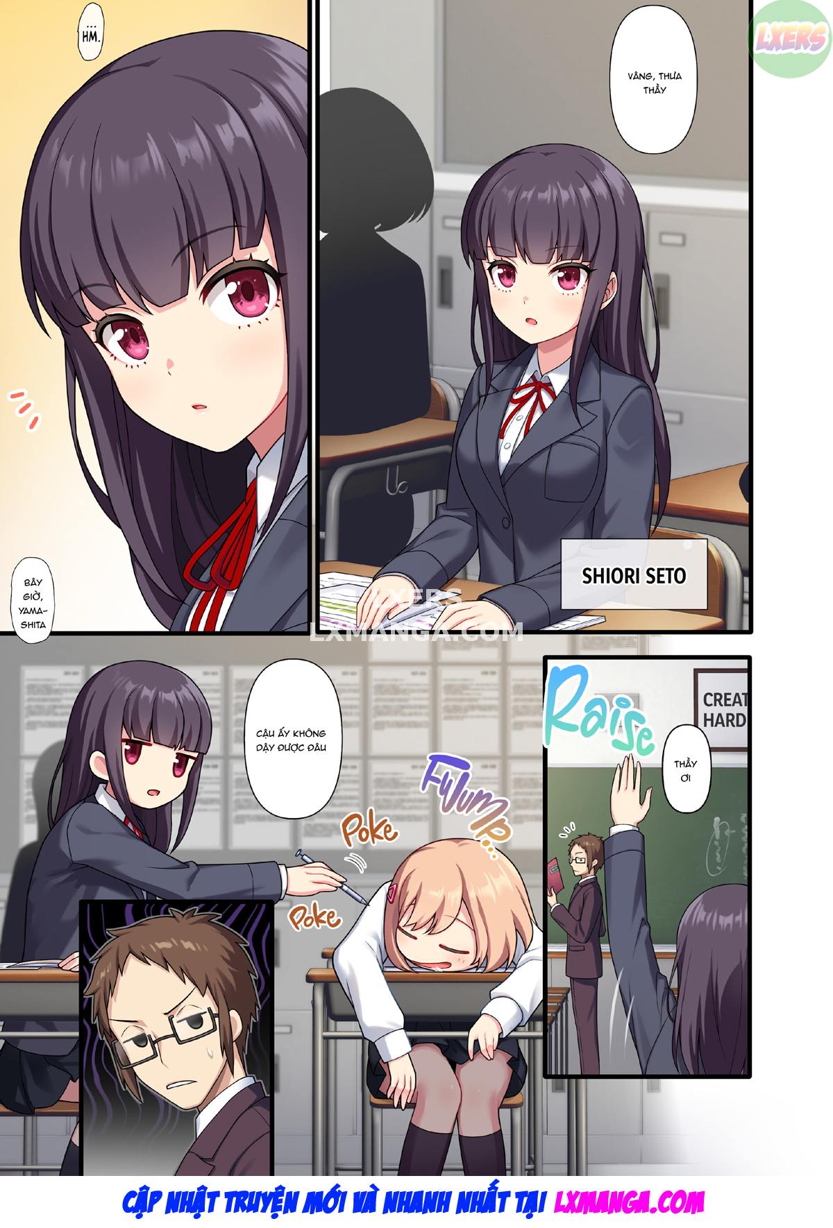 Đọc truyện hentai Bài kiểm tra điểm cao của cô bạn lười học - Oneshot