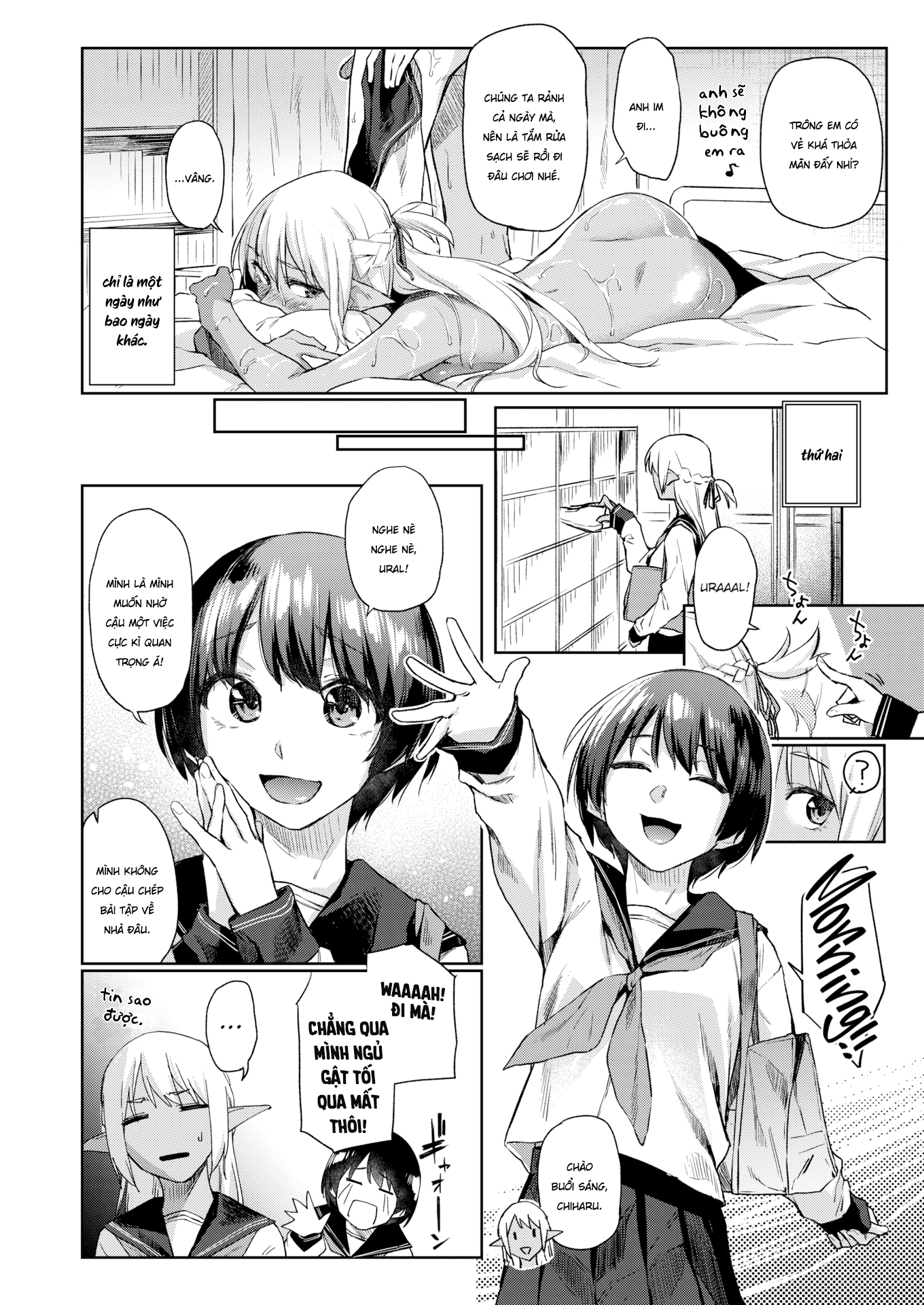 Đọc truyện hentai Một nhà cùng nàng nữ sinh elf da ngăm - Chap 1