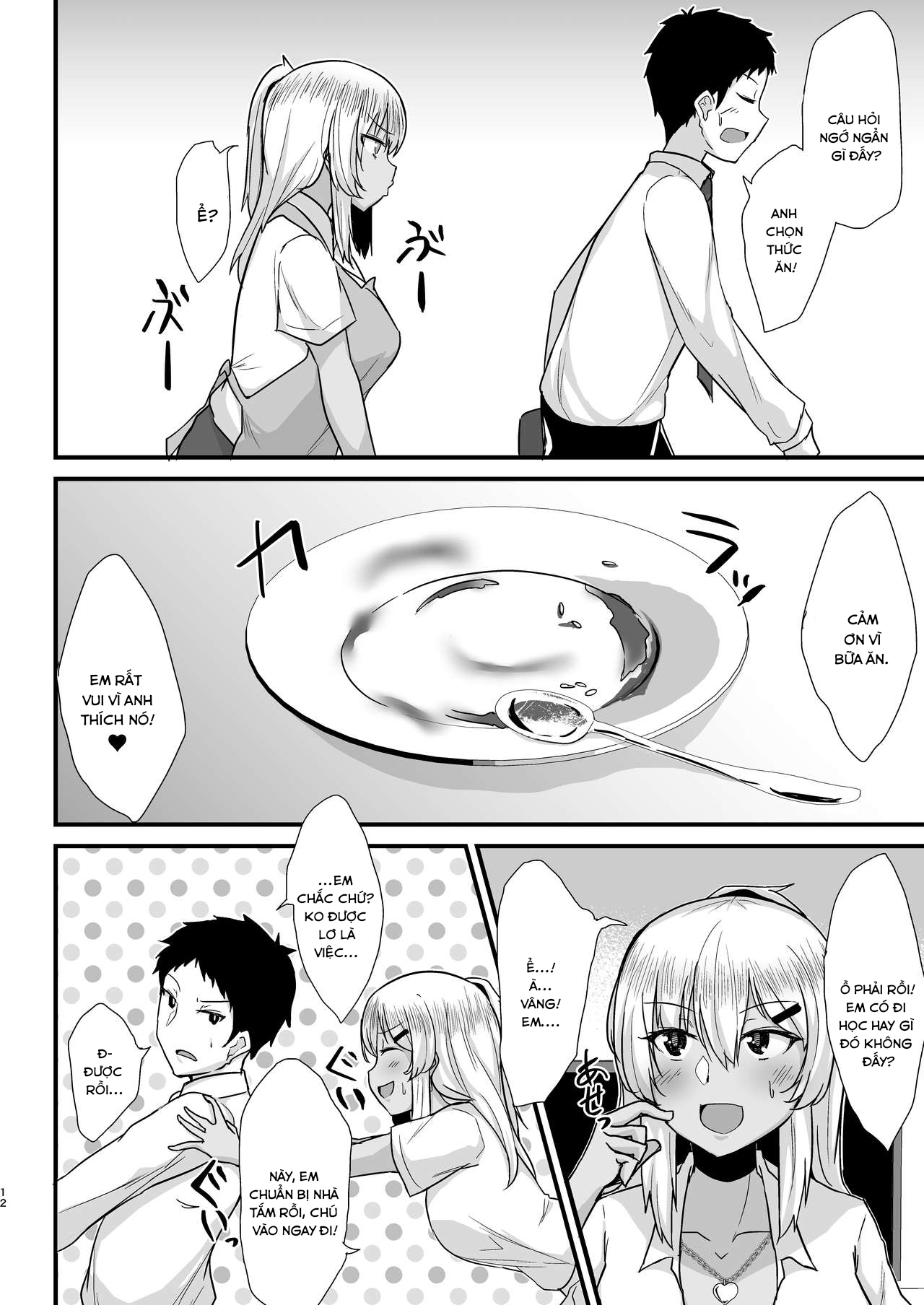 Đọc truyện hentai Kuro Gal JK o Tasuketara Doutei o Ubawarete Kayoizuma ni Natta Hanashi - Oneshot