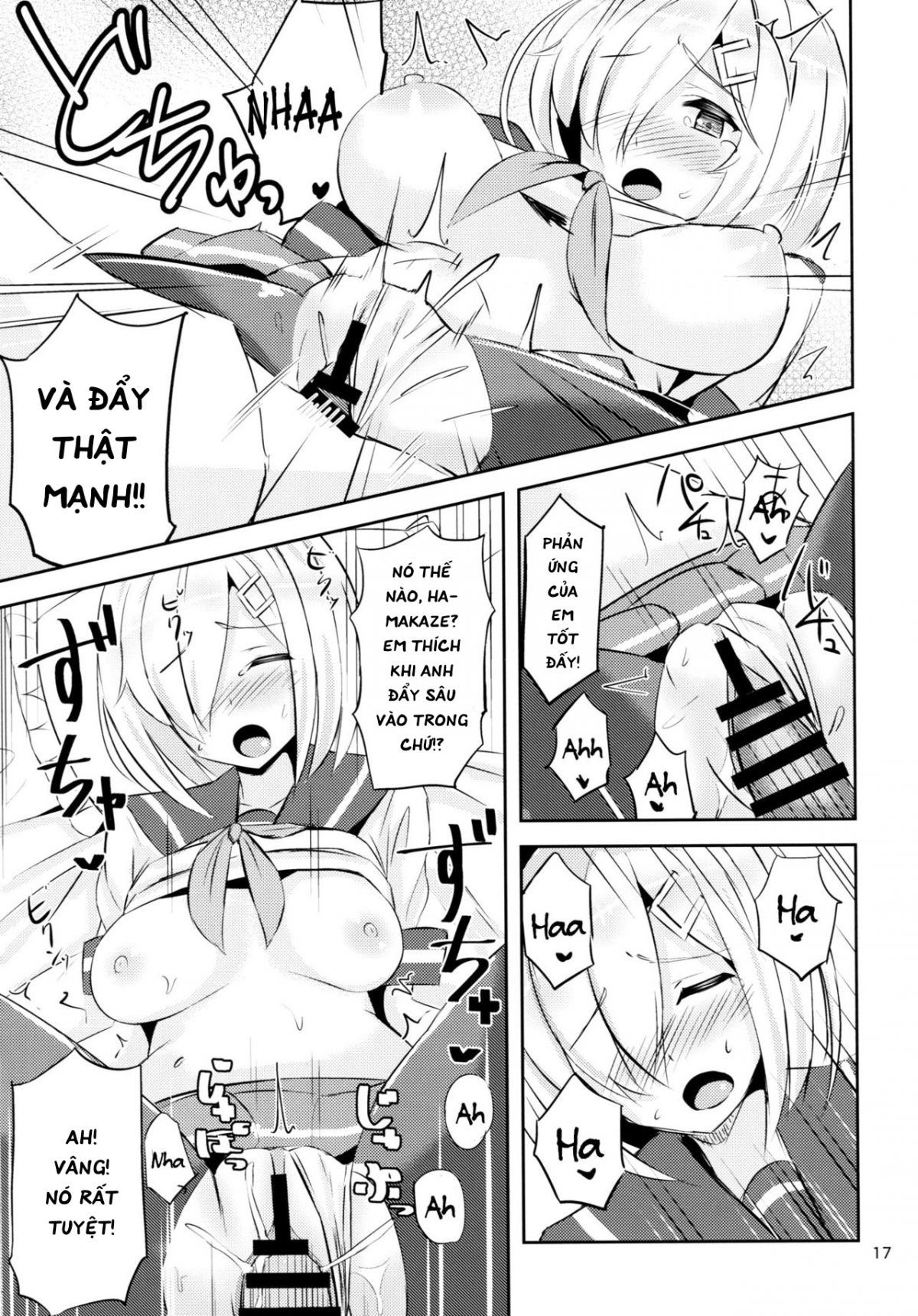 Đọc truyện hentai Hamakaze ni Iyasaretai - Oneshot