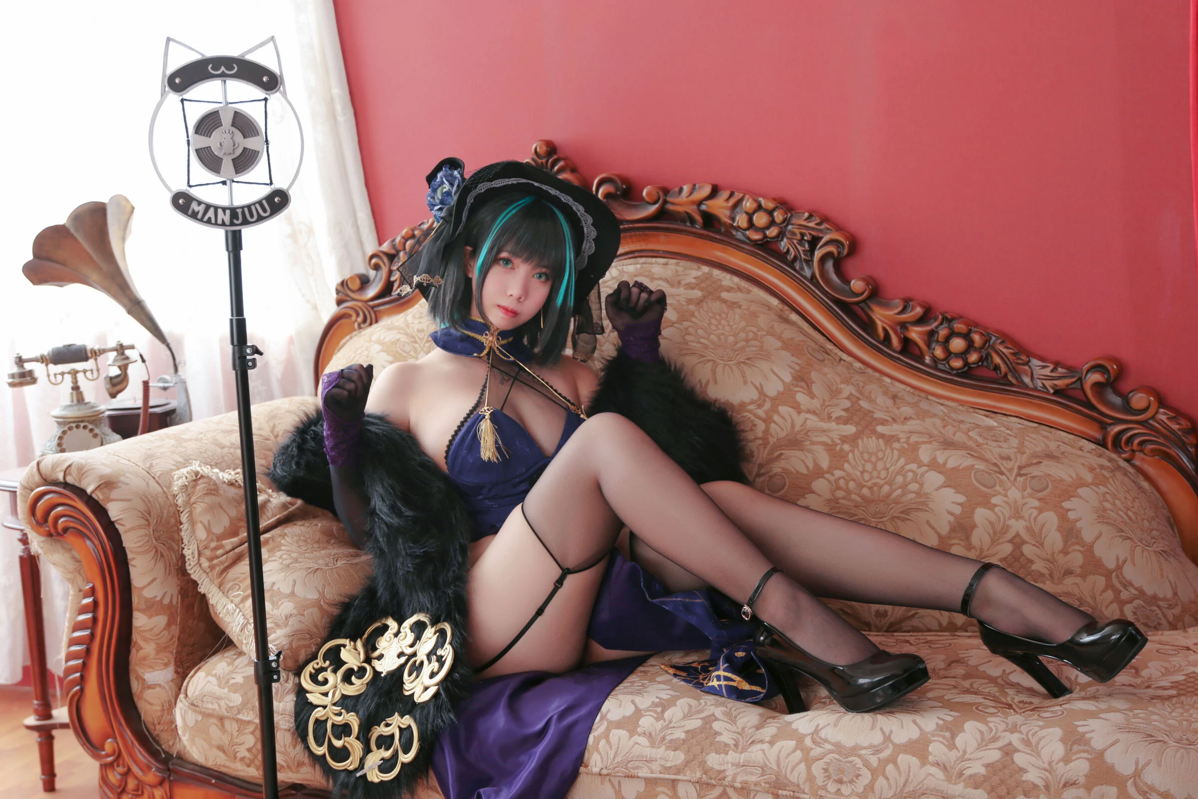 Đọc truyện hentai Tuyển tập Albums siêu phẩm Cosplay - Chap 569 - Meroko_Mei Tong - Cheshire Cheongsam