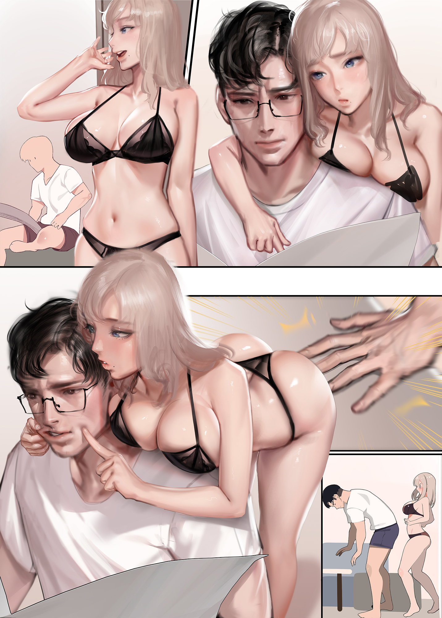 Đọc truyện hentai My Very Jealous Wife - Artist CG