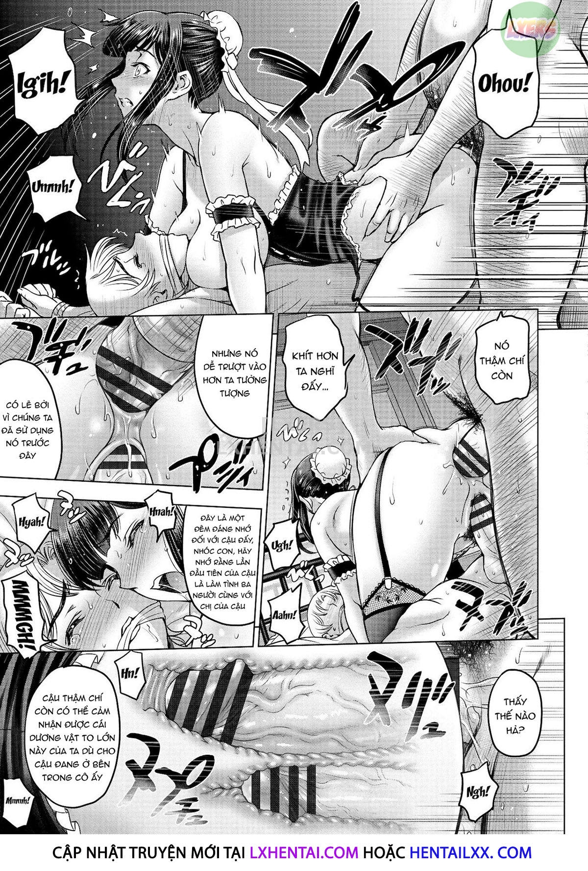 Đọc truyện hentai Chị gái siêu dâm đãng - Chap 8