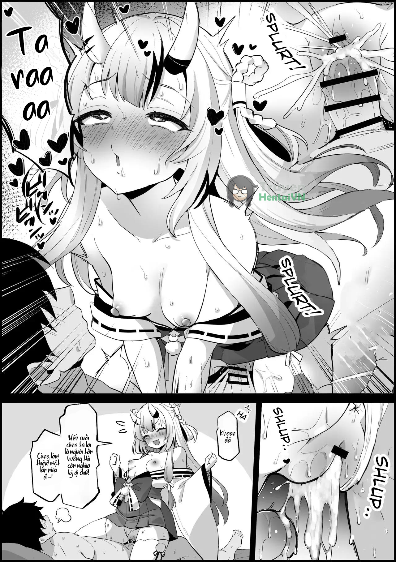 Đọc truyện hentai Oppai Suki na Kare ni Chikubi Zeme sare, Manzara Demo Nai Ayame (Nakiri Ayame) - Oneshot