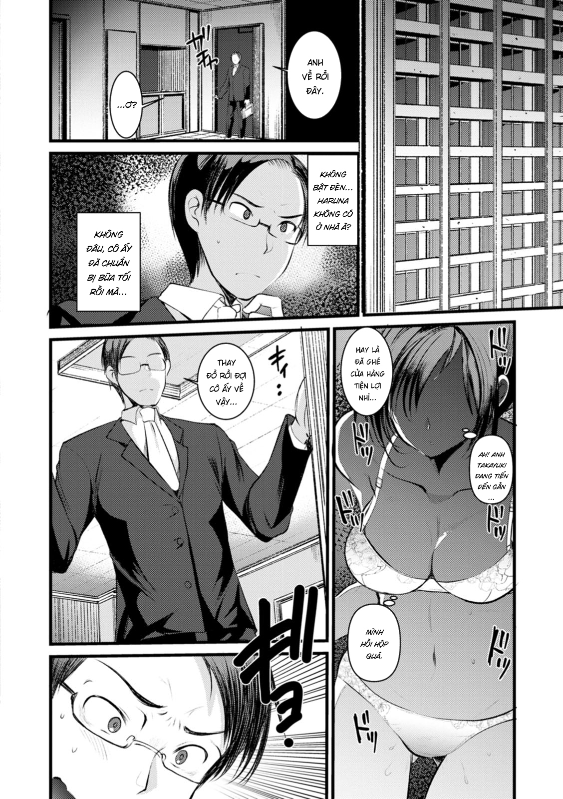 Đọc truyện hentai Nhật ký dâm đãng của cô vợ mới cưới - Voi 2- Bịt mắt.