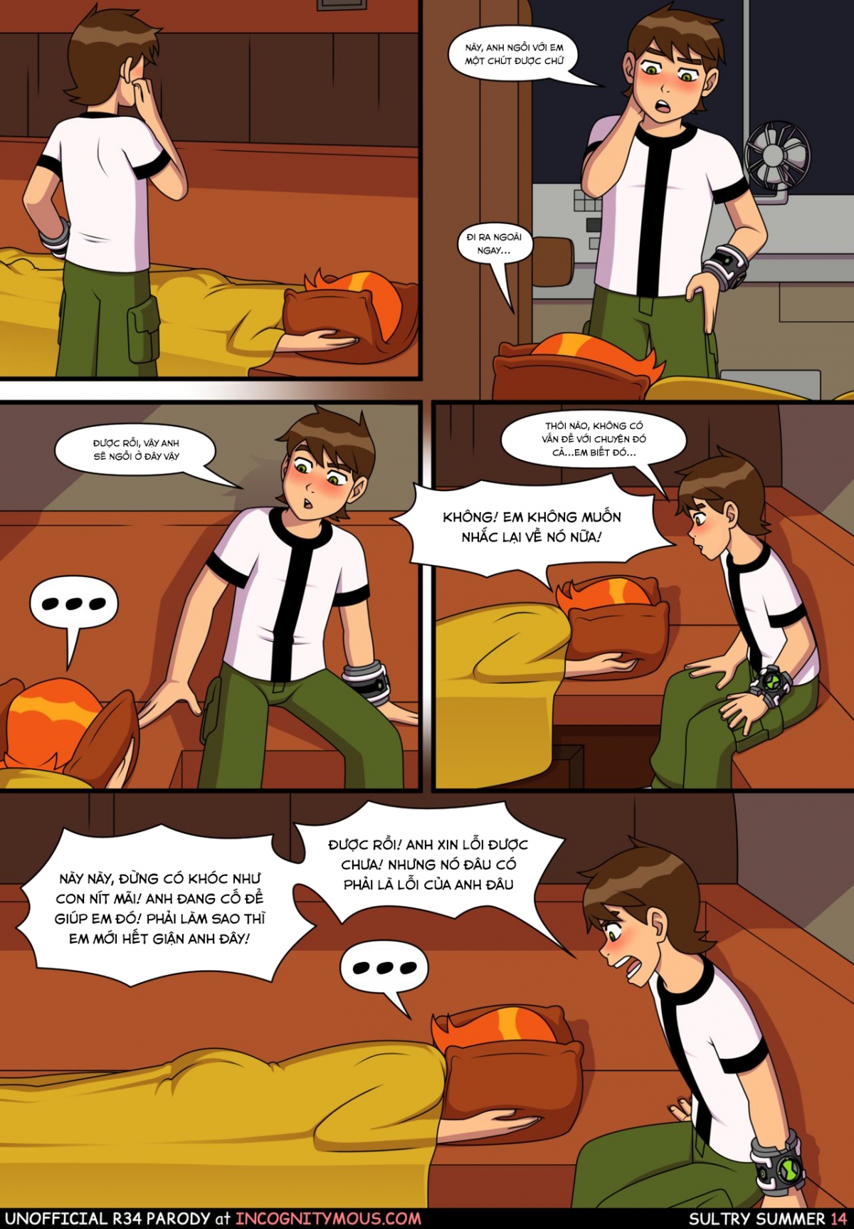 Đọc truyện hentai Mùa hè oi bức (Ben 10) - Chap 1